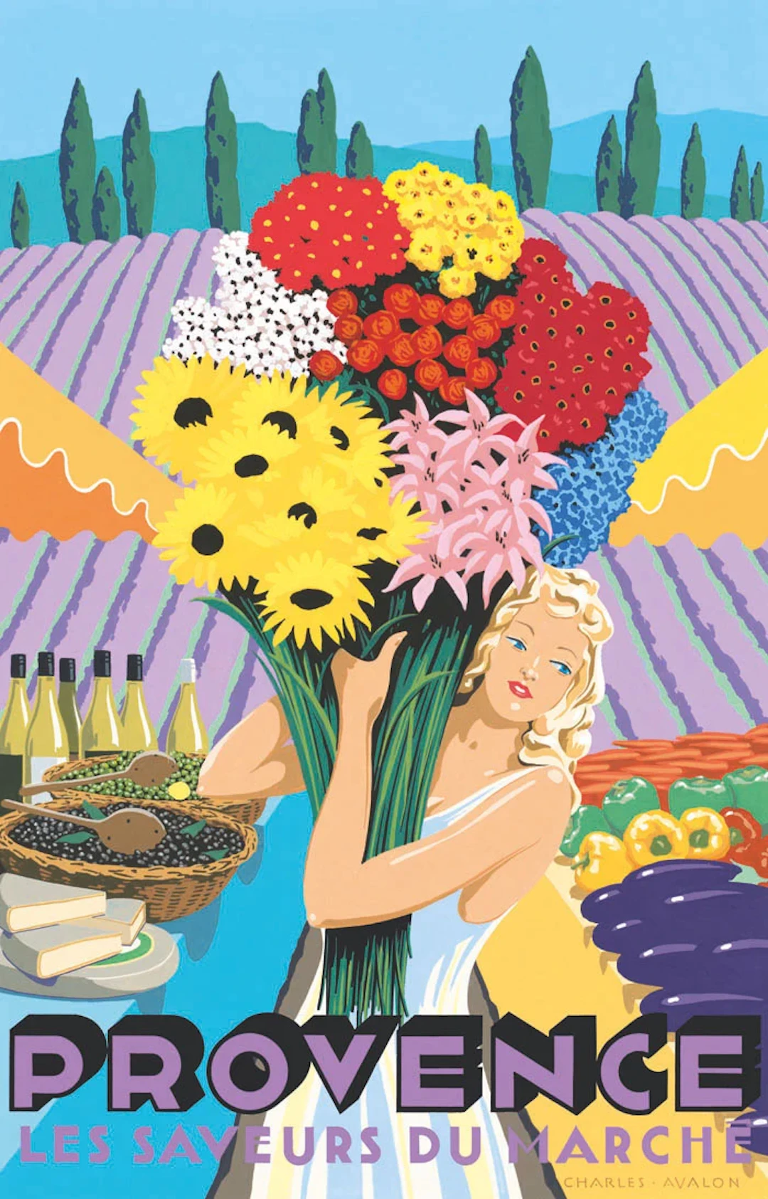 Provence - Les Saveurs du Marché Poster