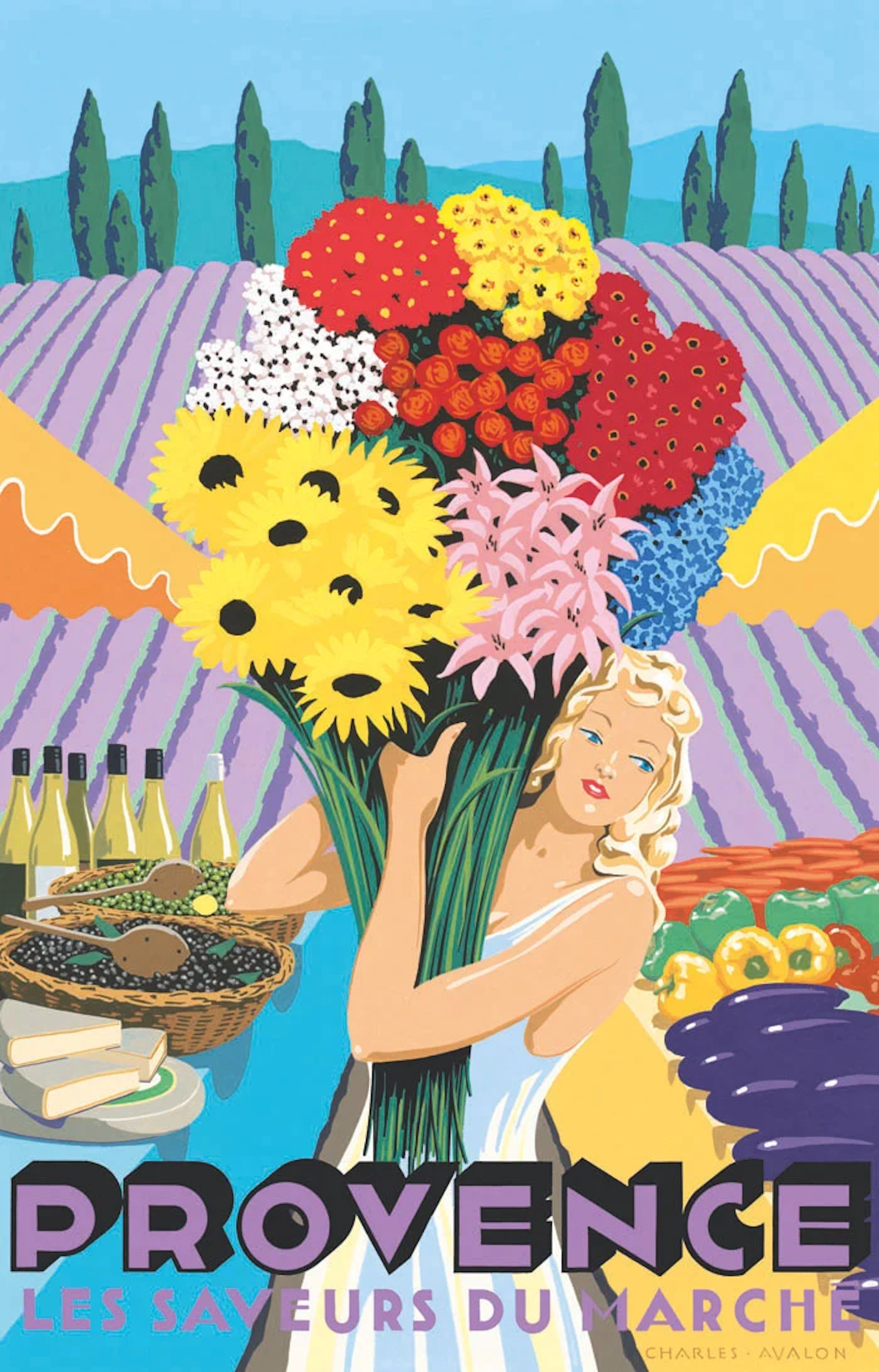 Provence - Les Saveurs du Marché Poster