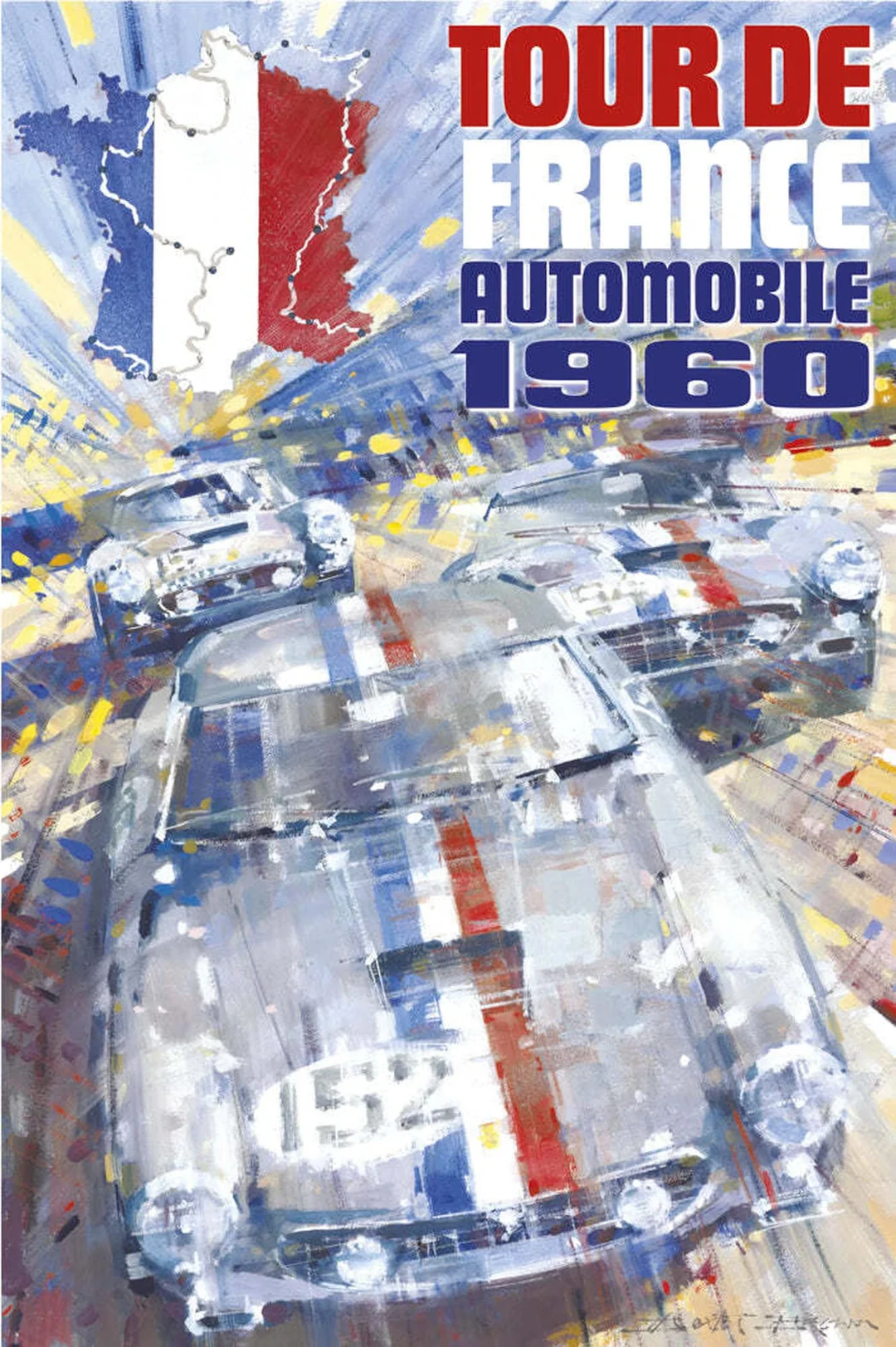 1960 Tour de France Automobile Poster