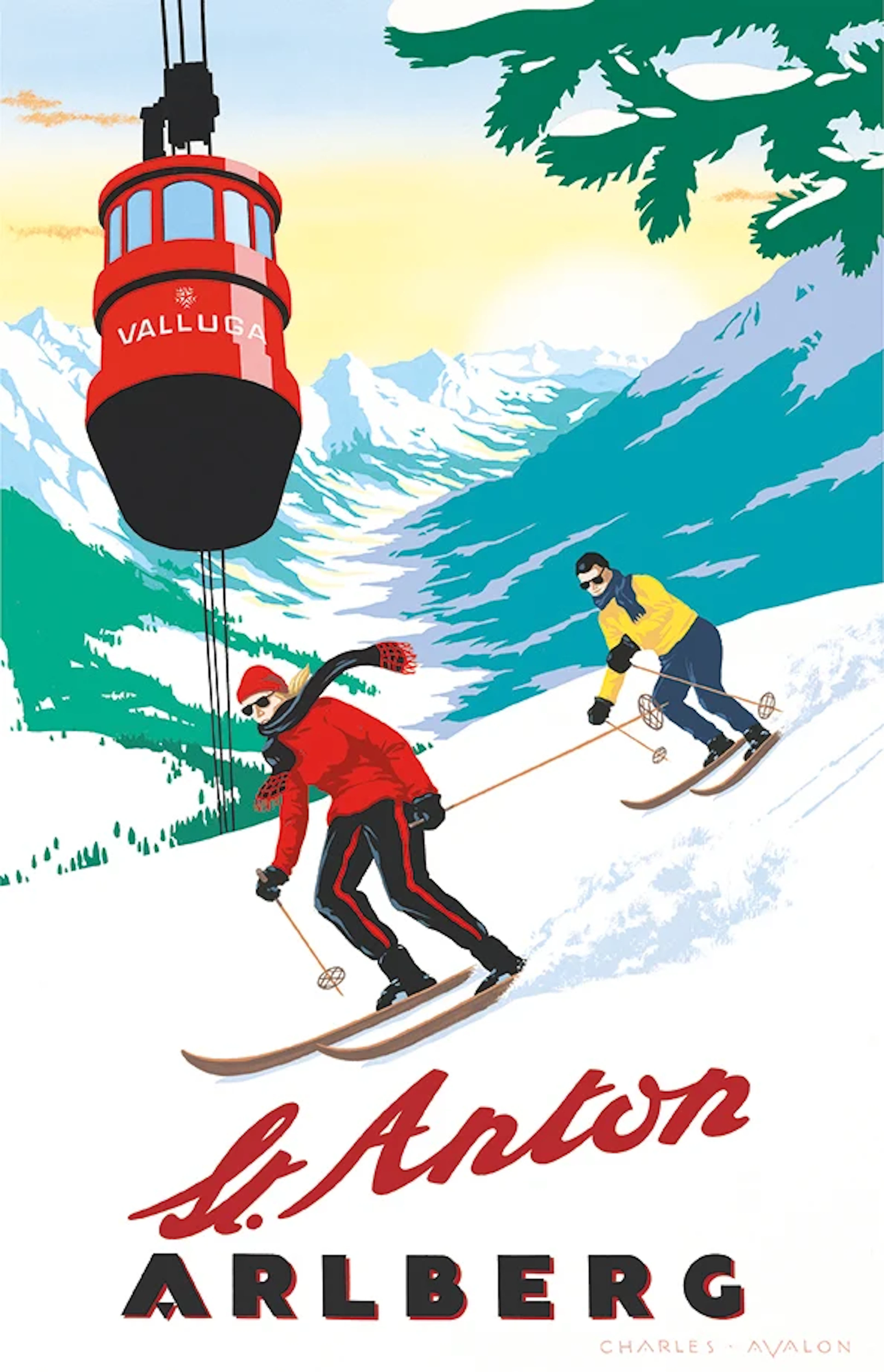 St. Anton: 'Majestic Valley' Poster