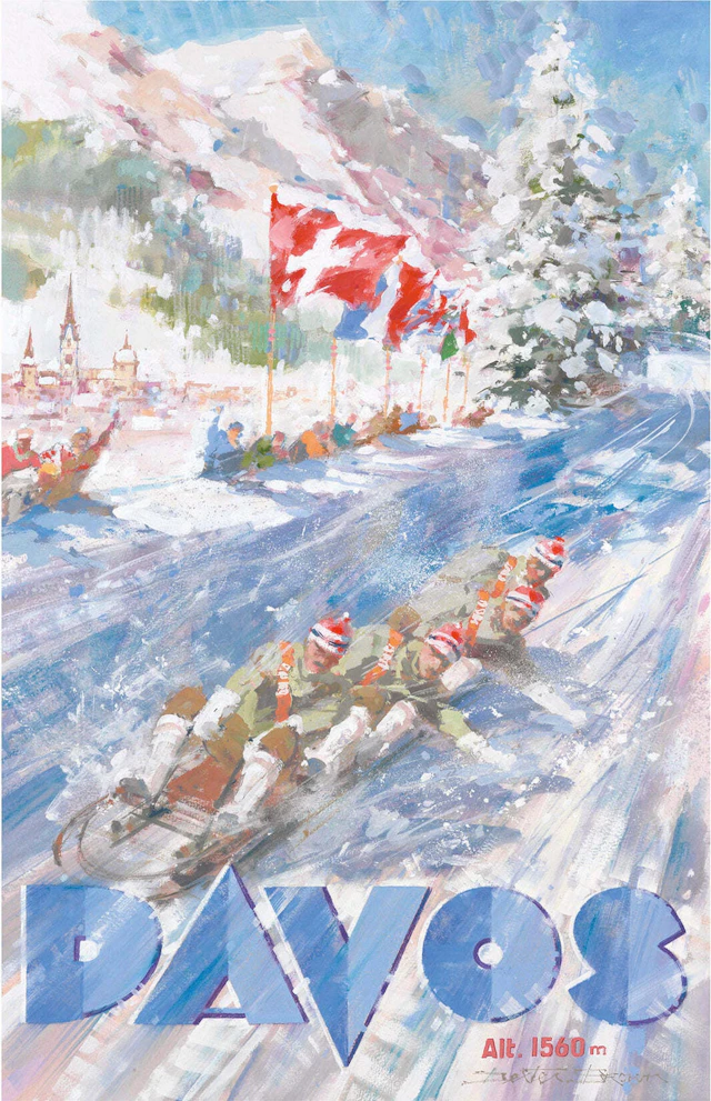 Davos: 'Bobsleigh Run' Poster