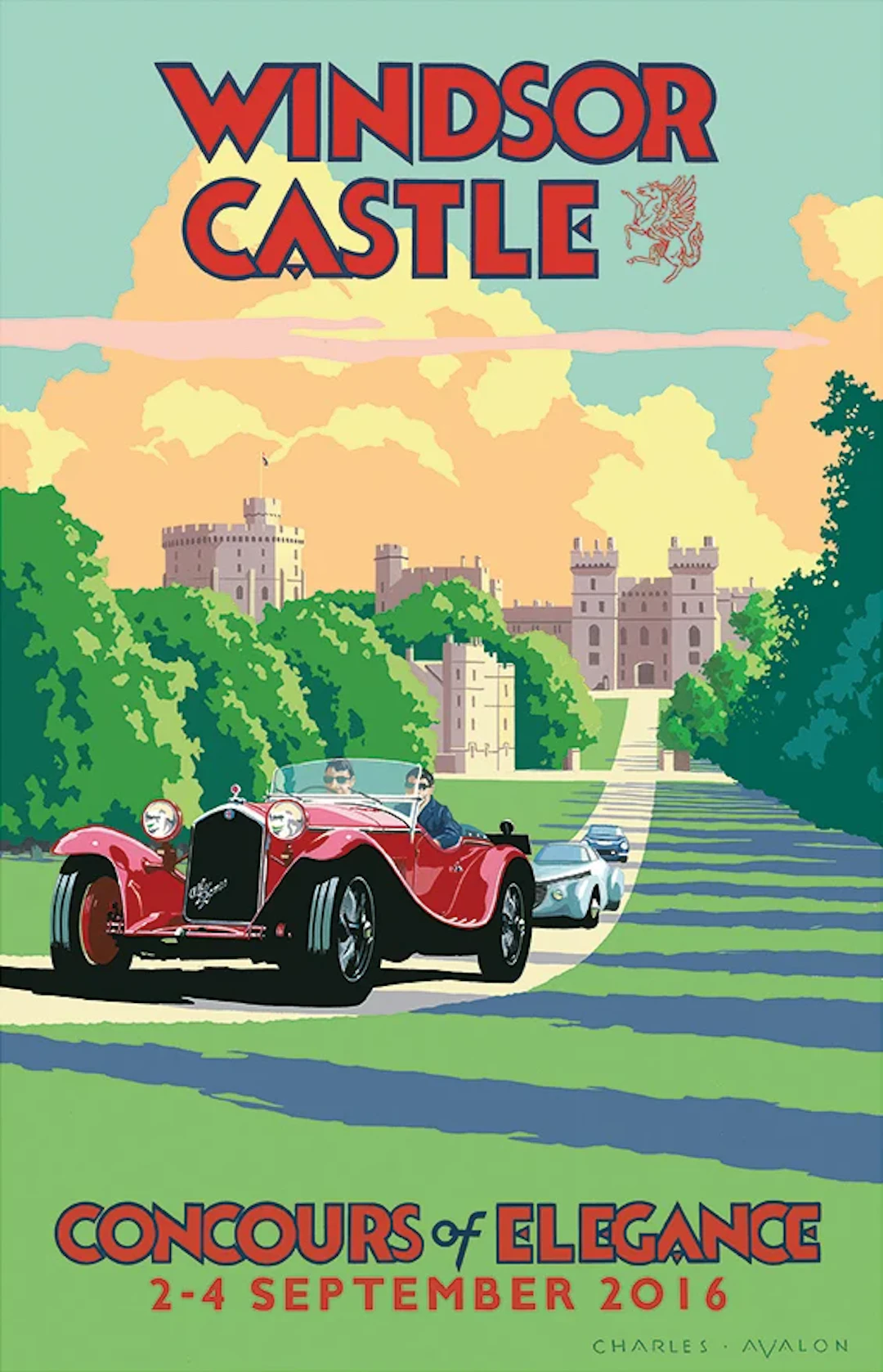Windsor Castle Concours of Elegance 2016 Poster