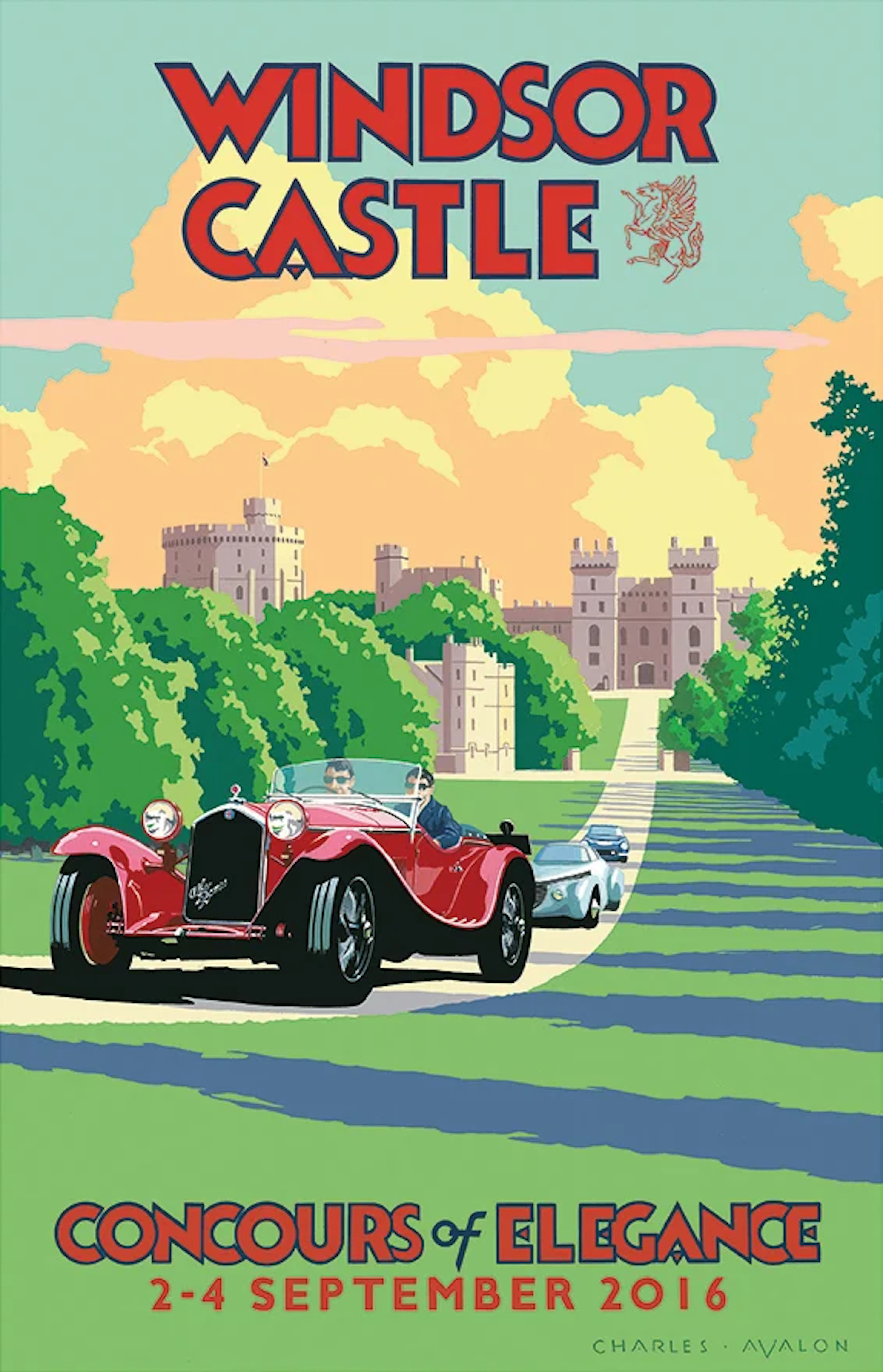 Windsor Castle Concours of Elegance 2016 Poster