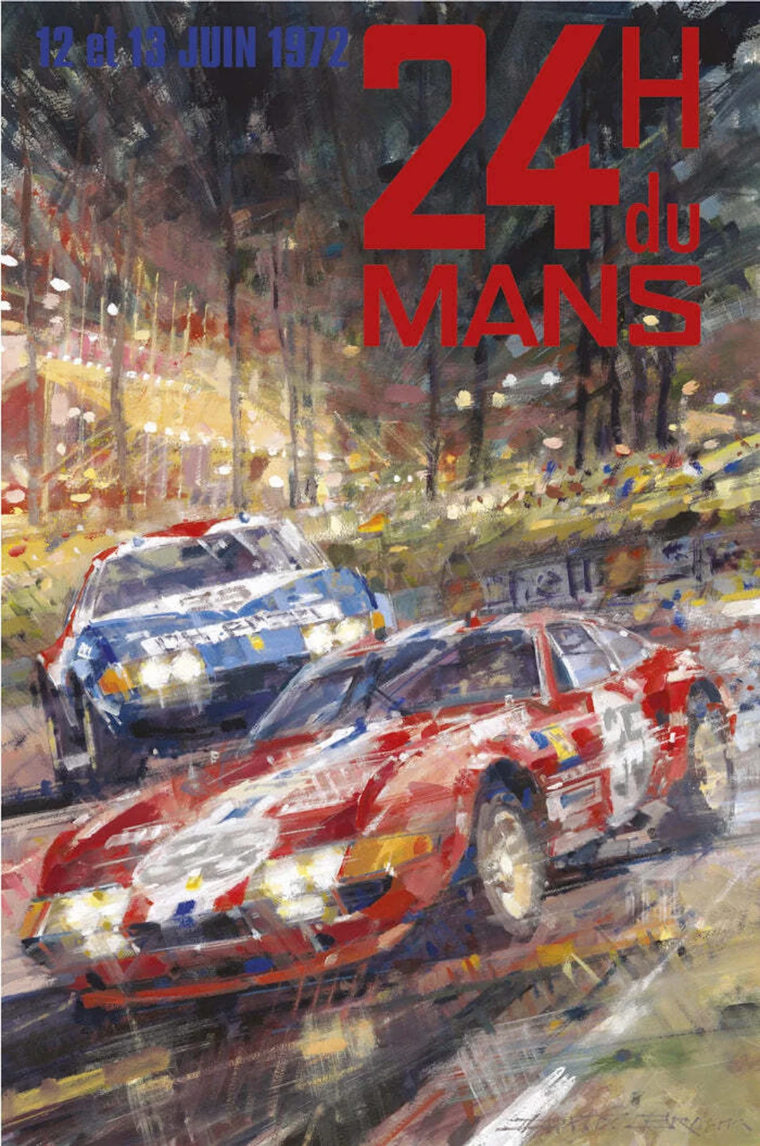 1972 Le Mans 24 Hours Poster