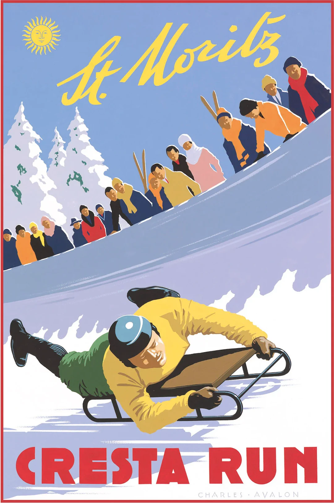 St. Moritz: 'Cresta Run' Poster