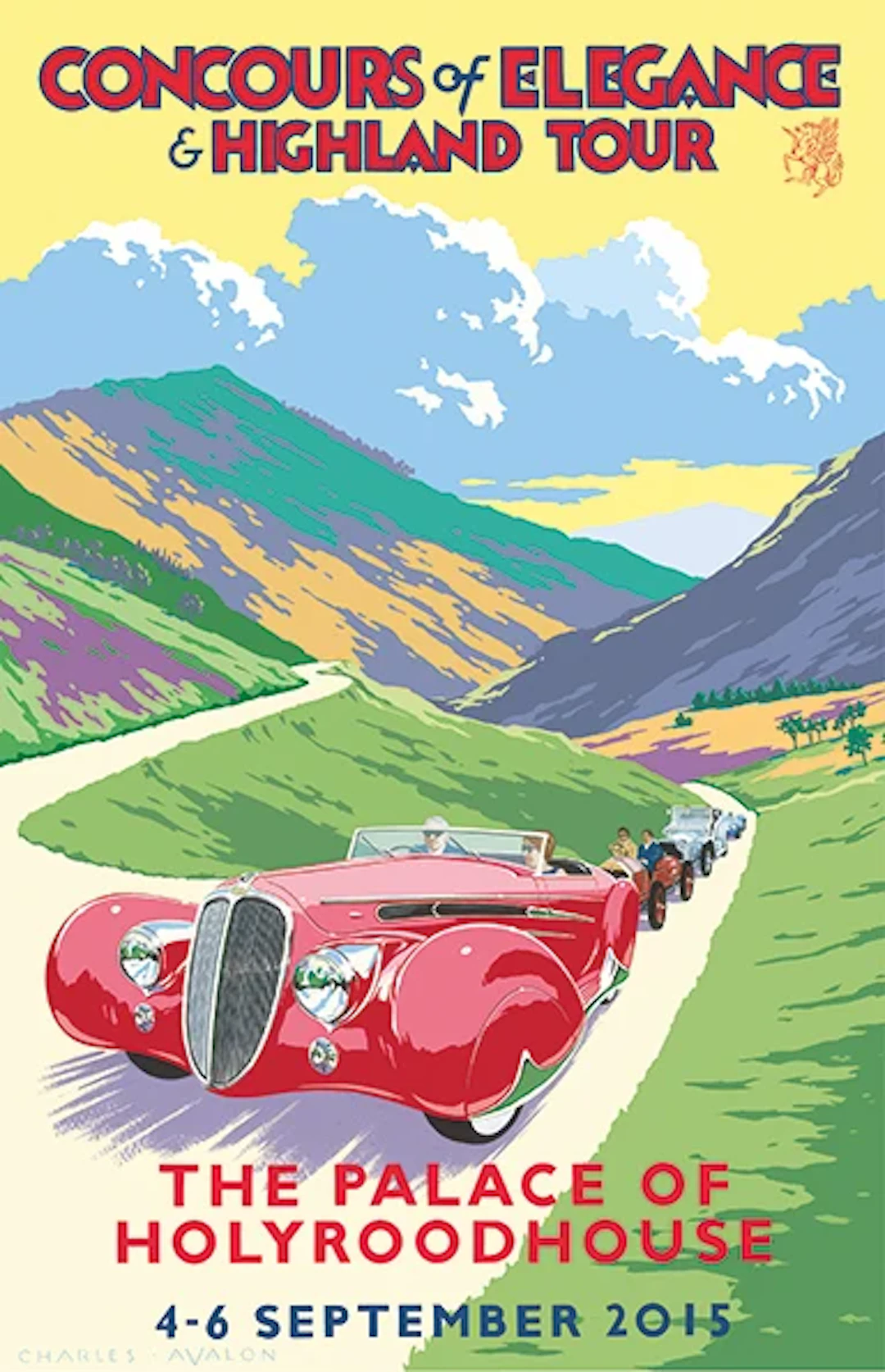 Edinburgh Concours of Elegance 2015 Poster