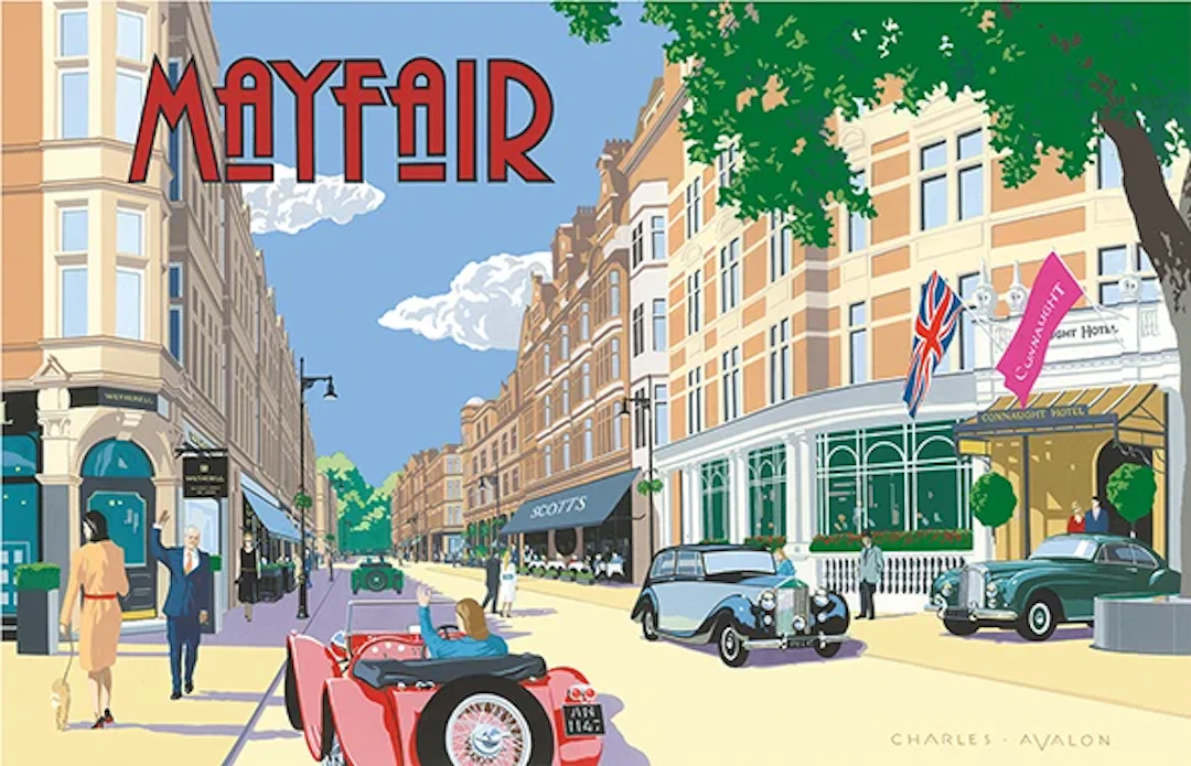 Mount Street, Mayfair Poster