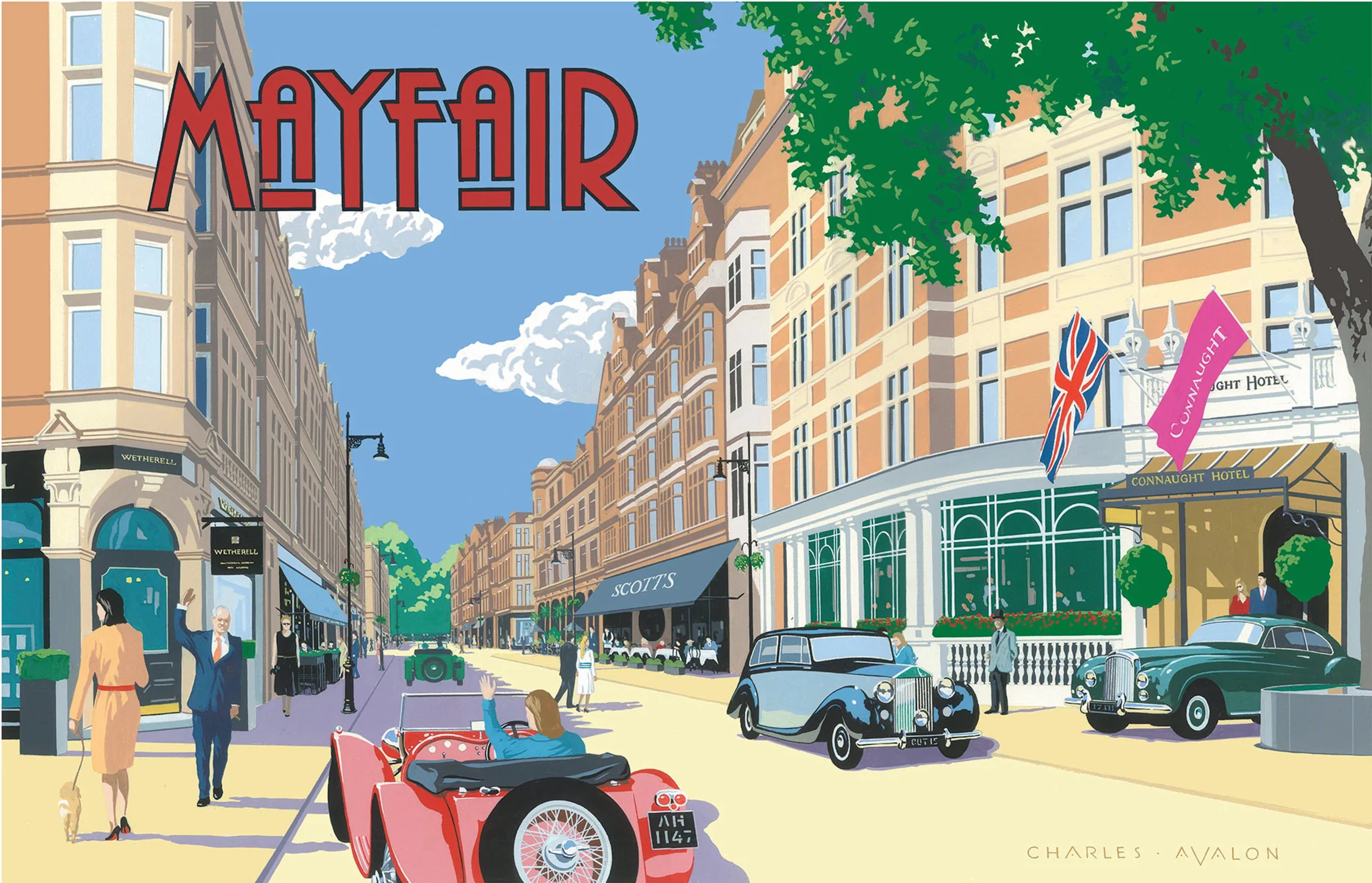 Mount Street, Mayfair Poster