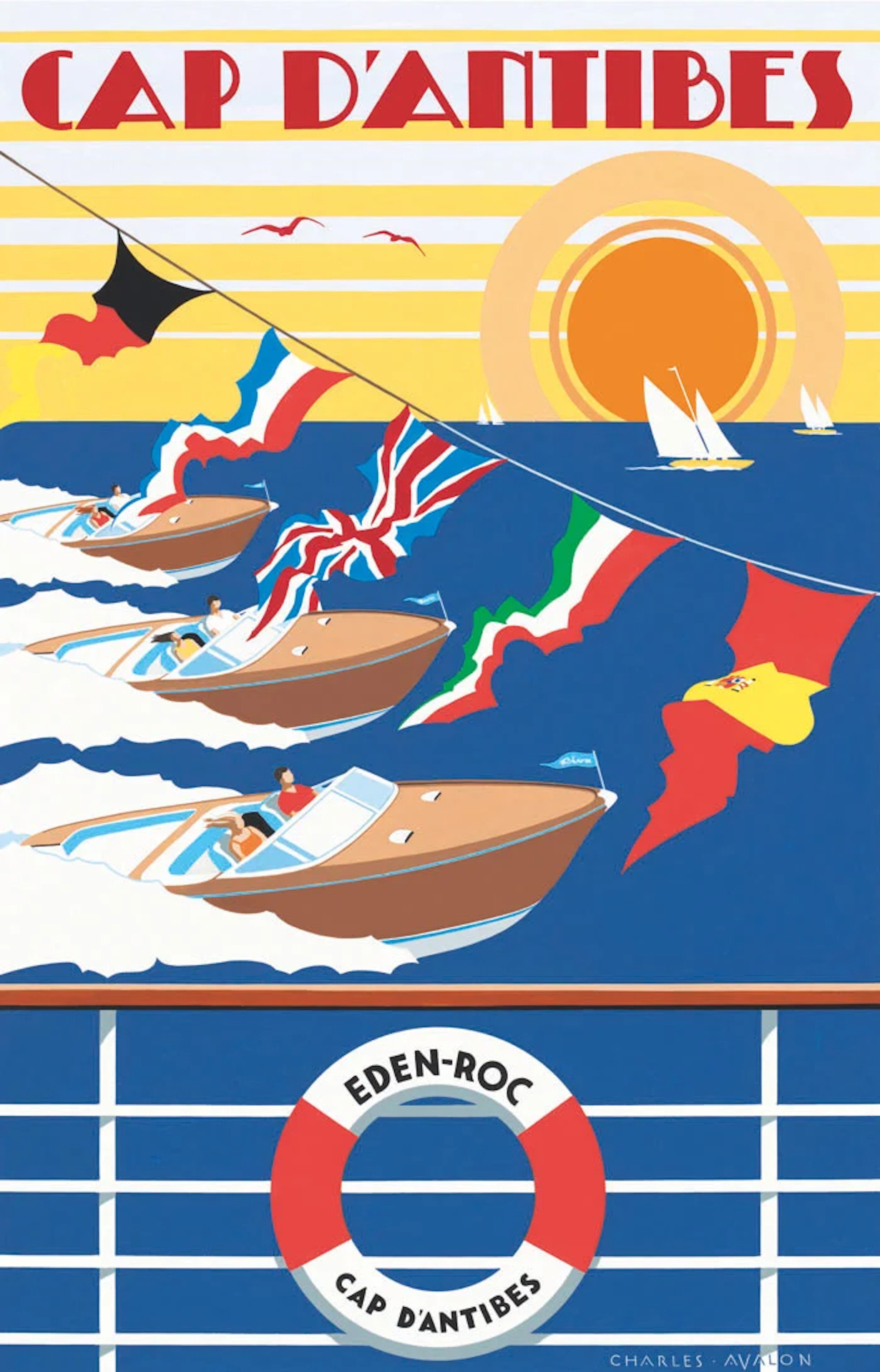 Cap d'Antibes - Eden Roc Poster