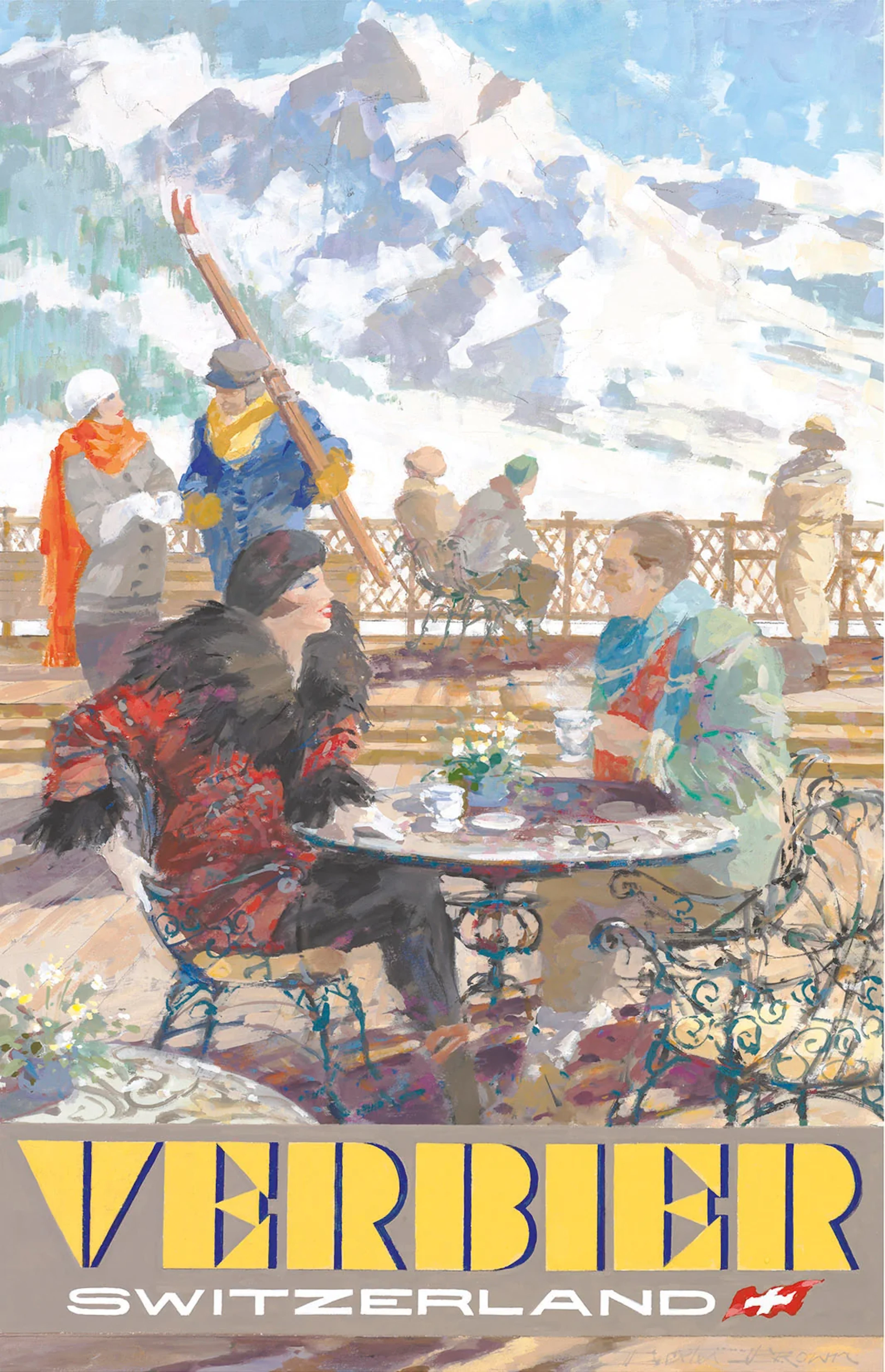 Verbier: 'Après Ski' Poster
