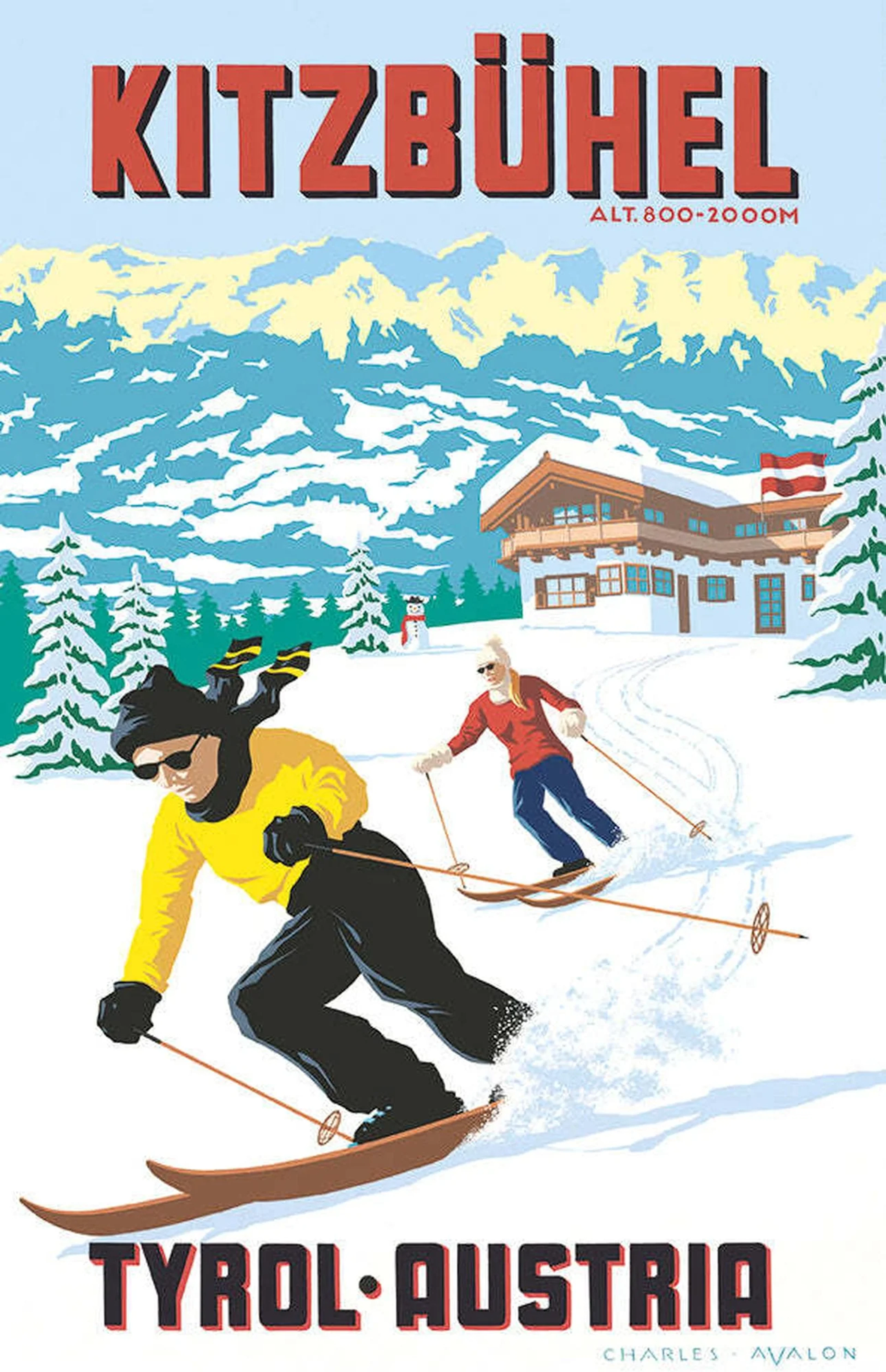 Kitzbühel: 'Ski-in, Ski-out' Poster
