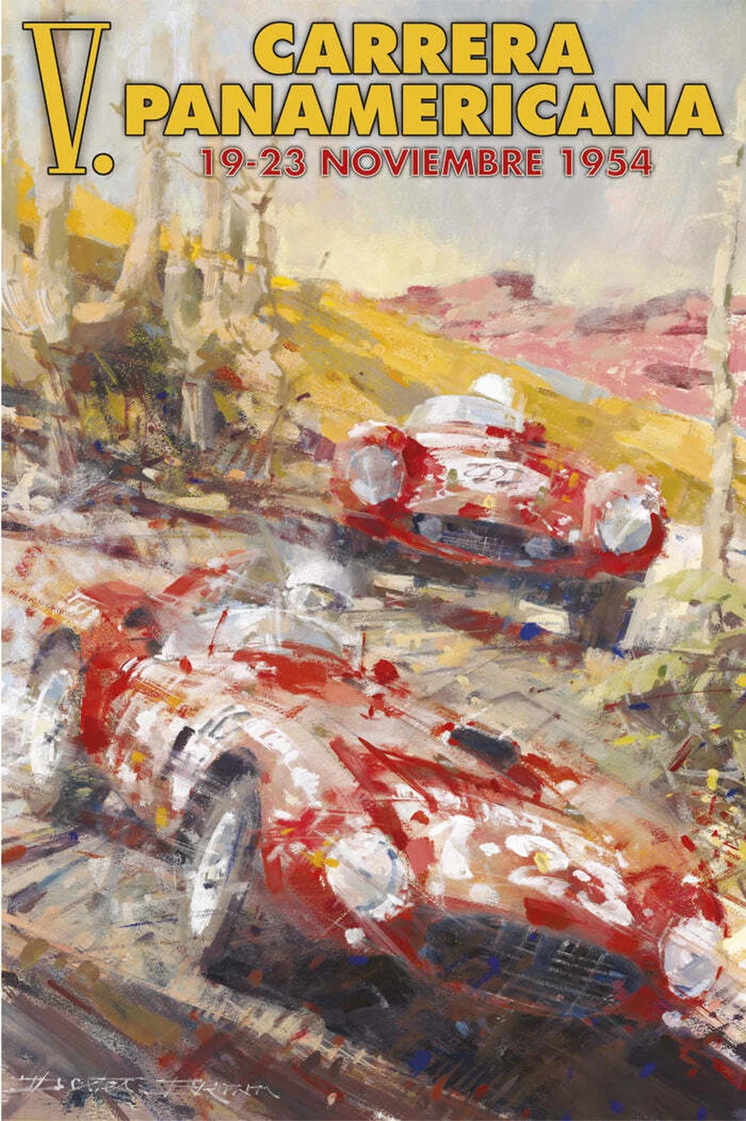 1954 Carrera Panamericana Poster