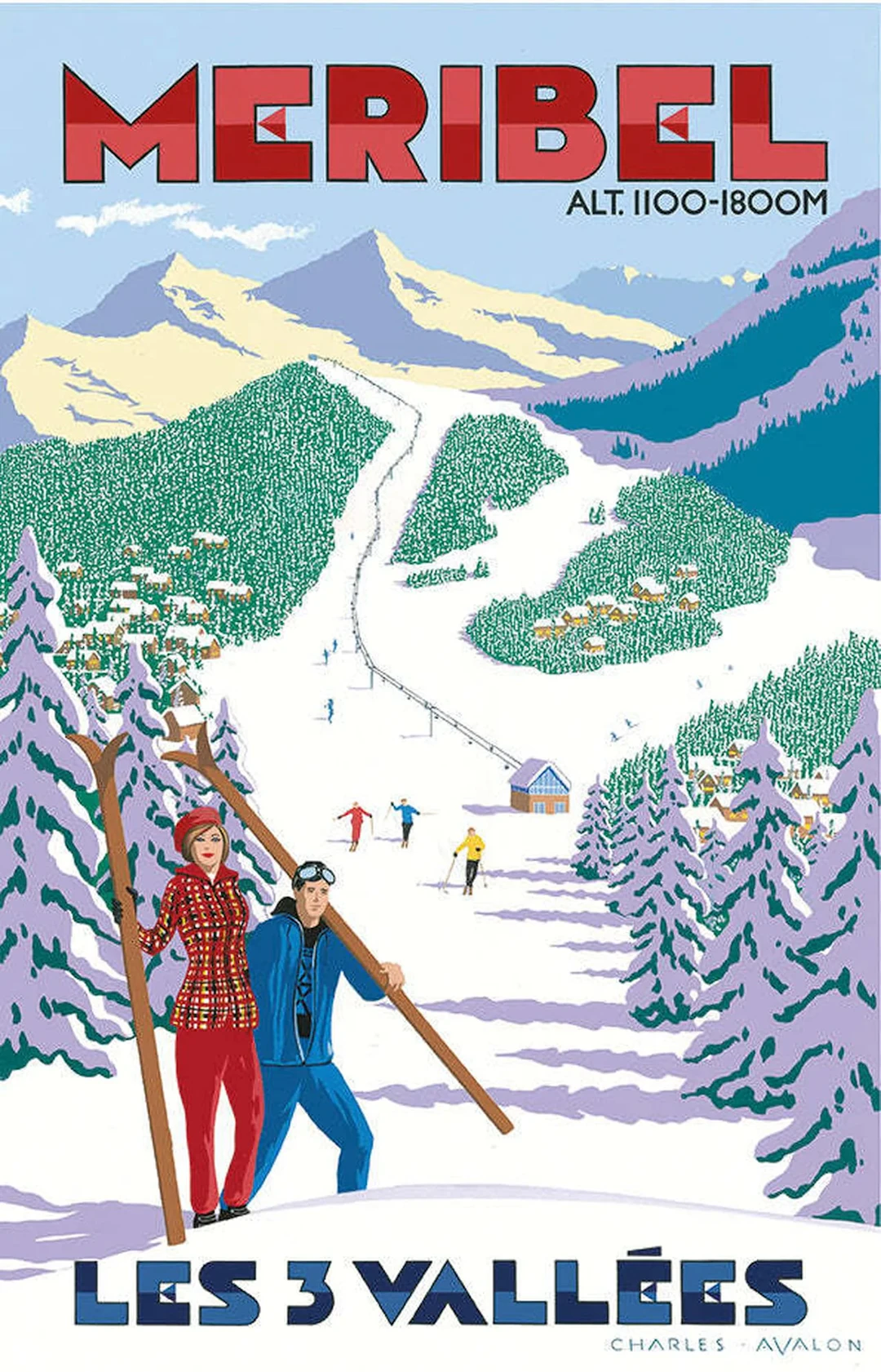 Meribel: 'Winter Wonderland' Poster