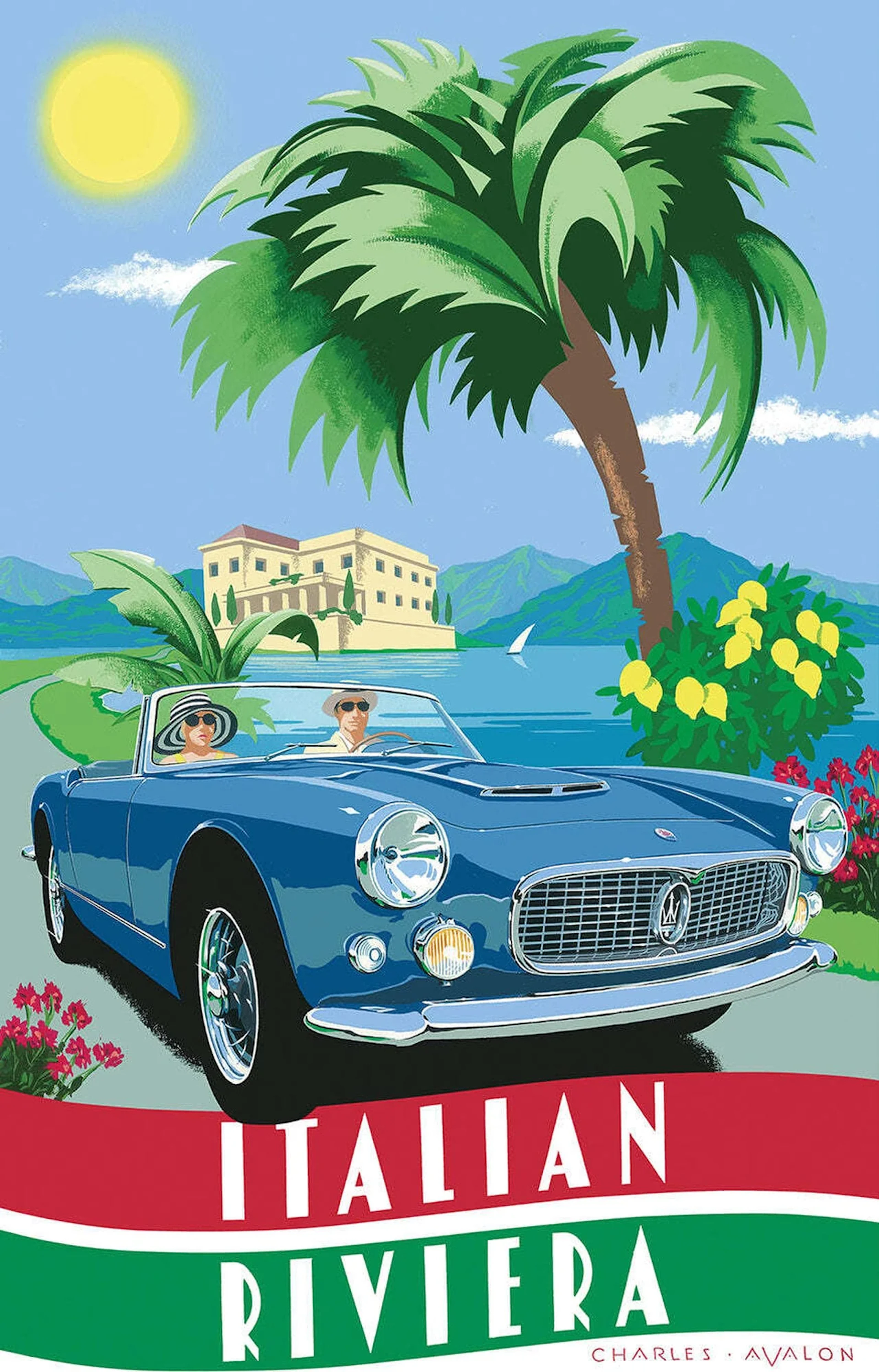 The Italian Riviera Poster