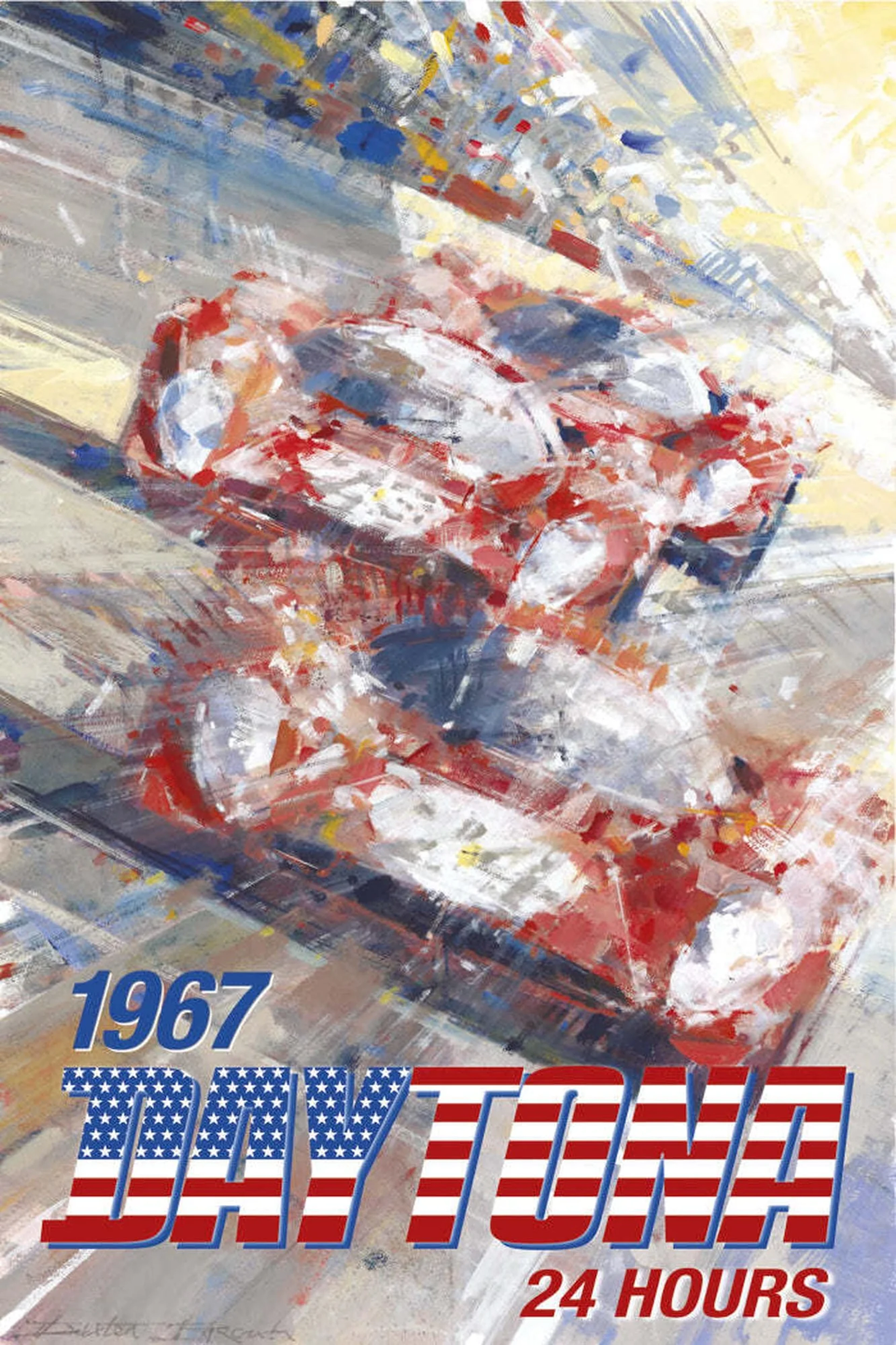 1967 Daytona 24 Hours Poster