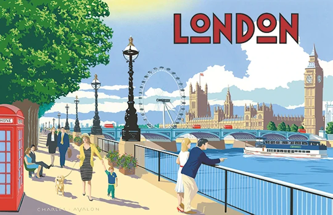 Houses of Parliament, London Poster