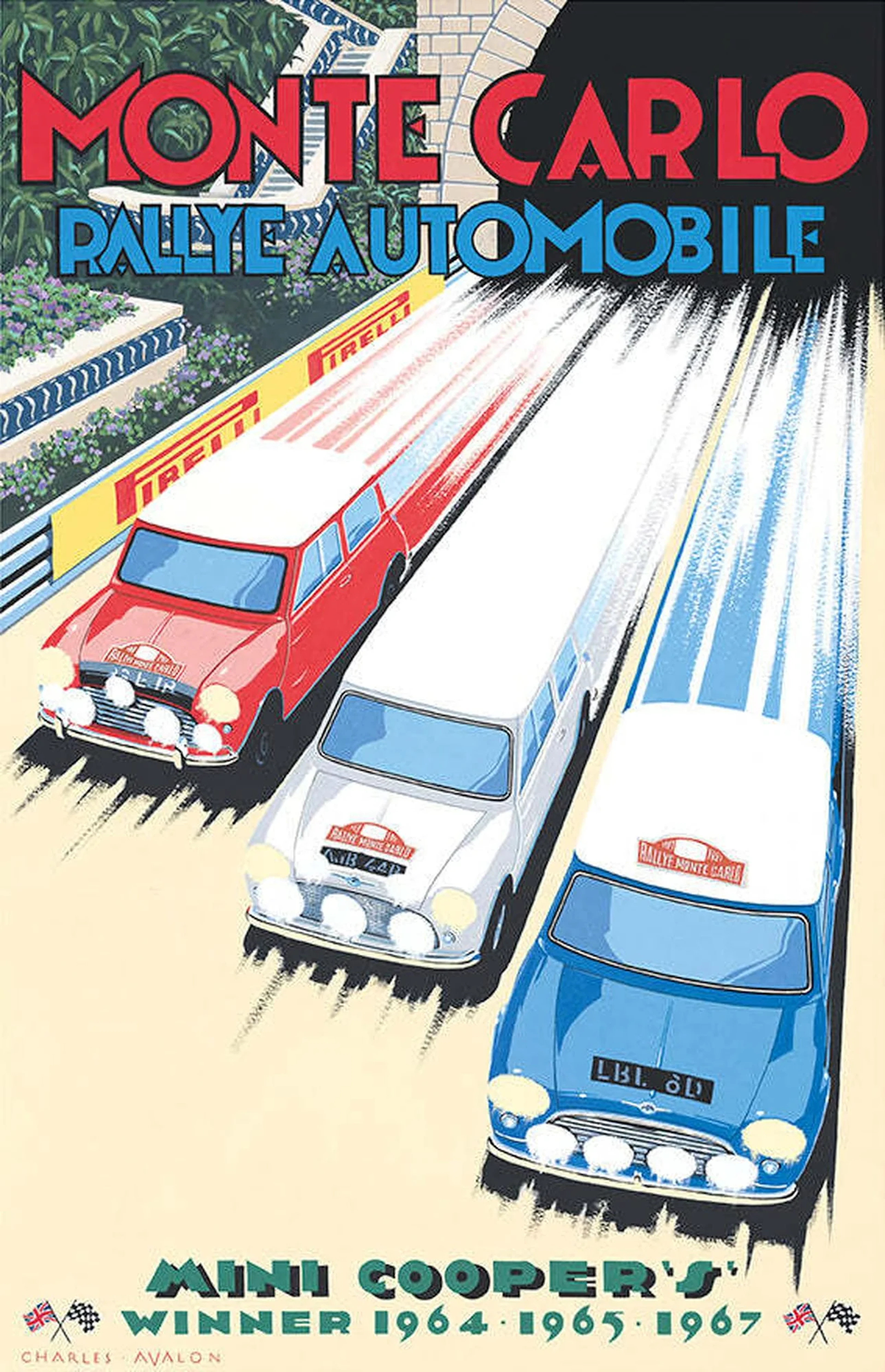 Mini Cooper S - Monte Carlo Rallye Poster