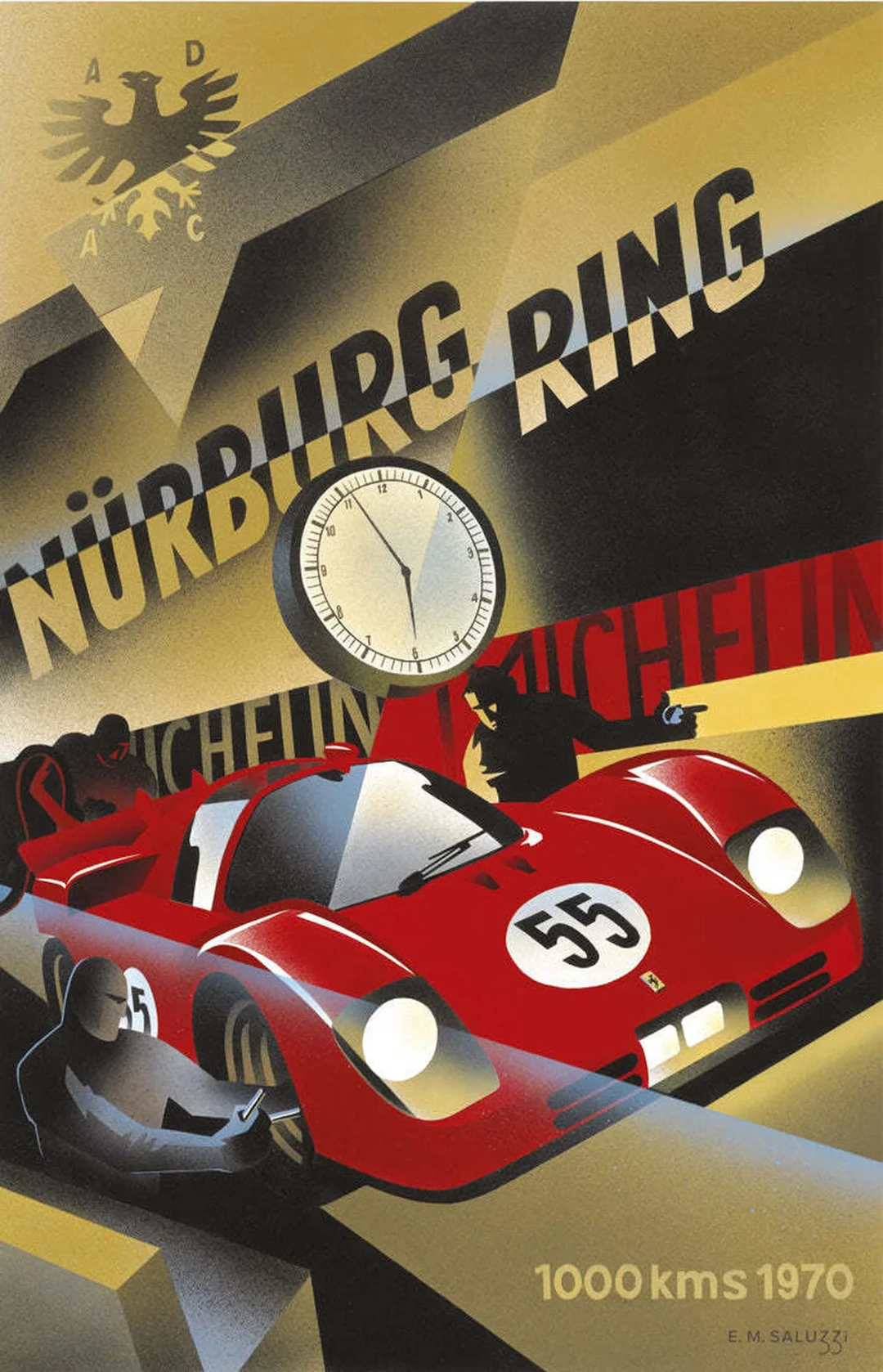 1970 Nurburgring 1000 kms Poster