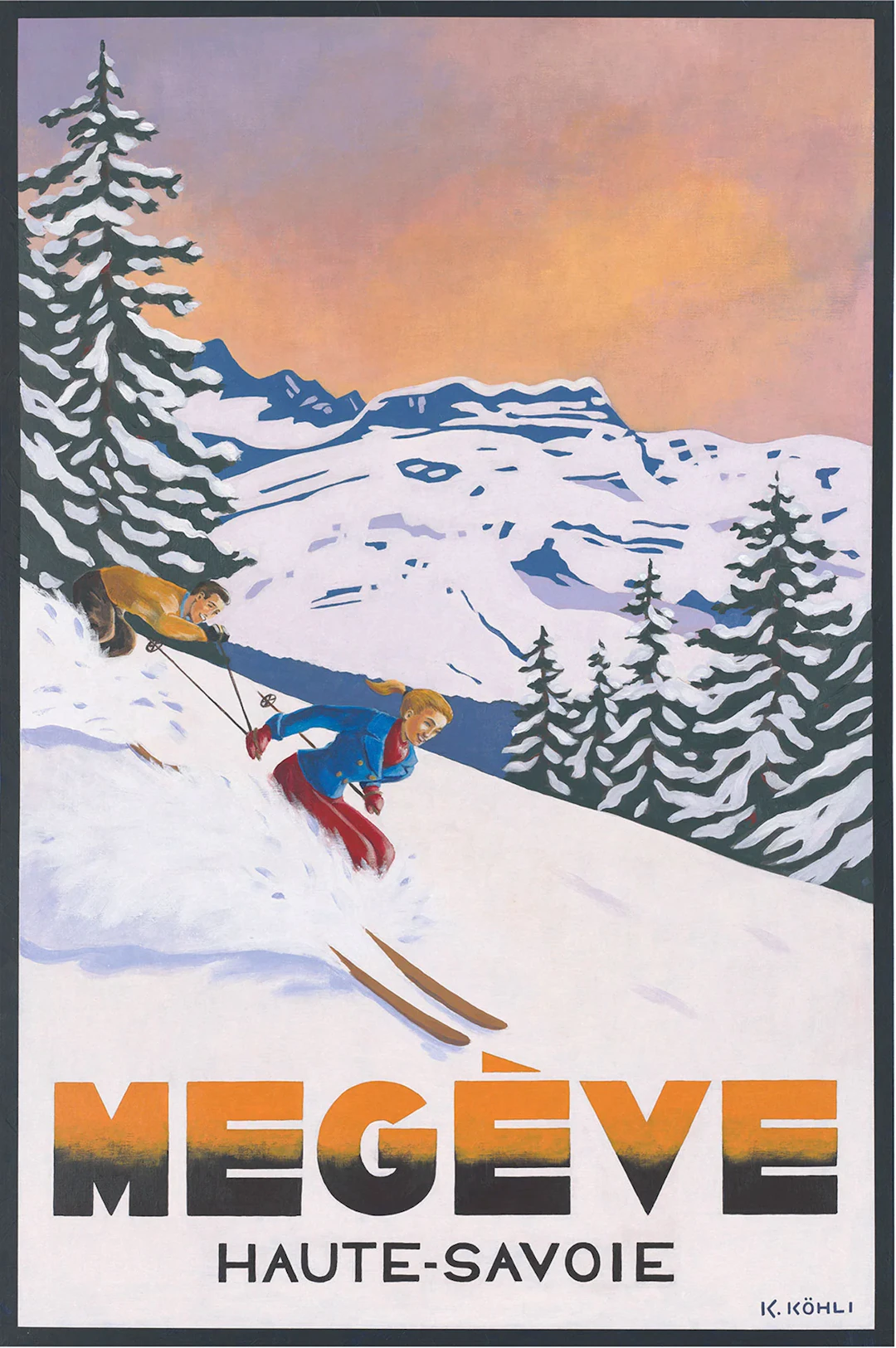 Megève: 'Catch me if you can' Poster