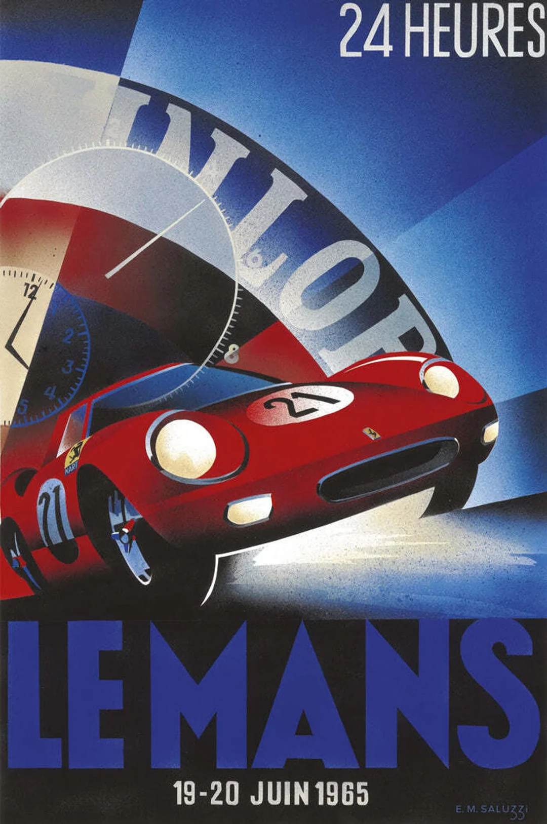 1965 Le Mans 24 Hours Poster