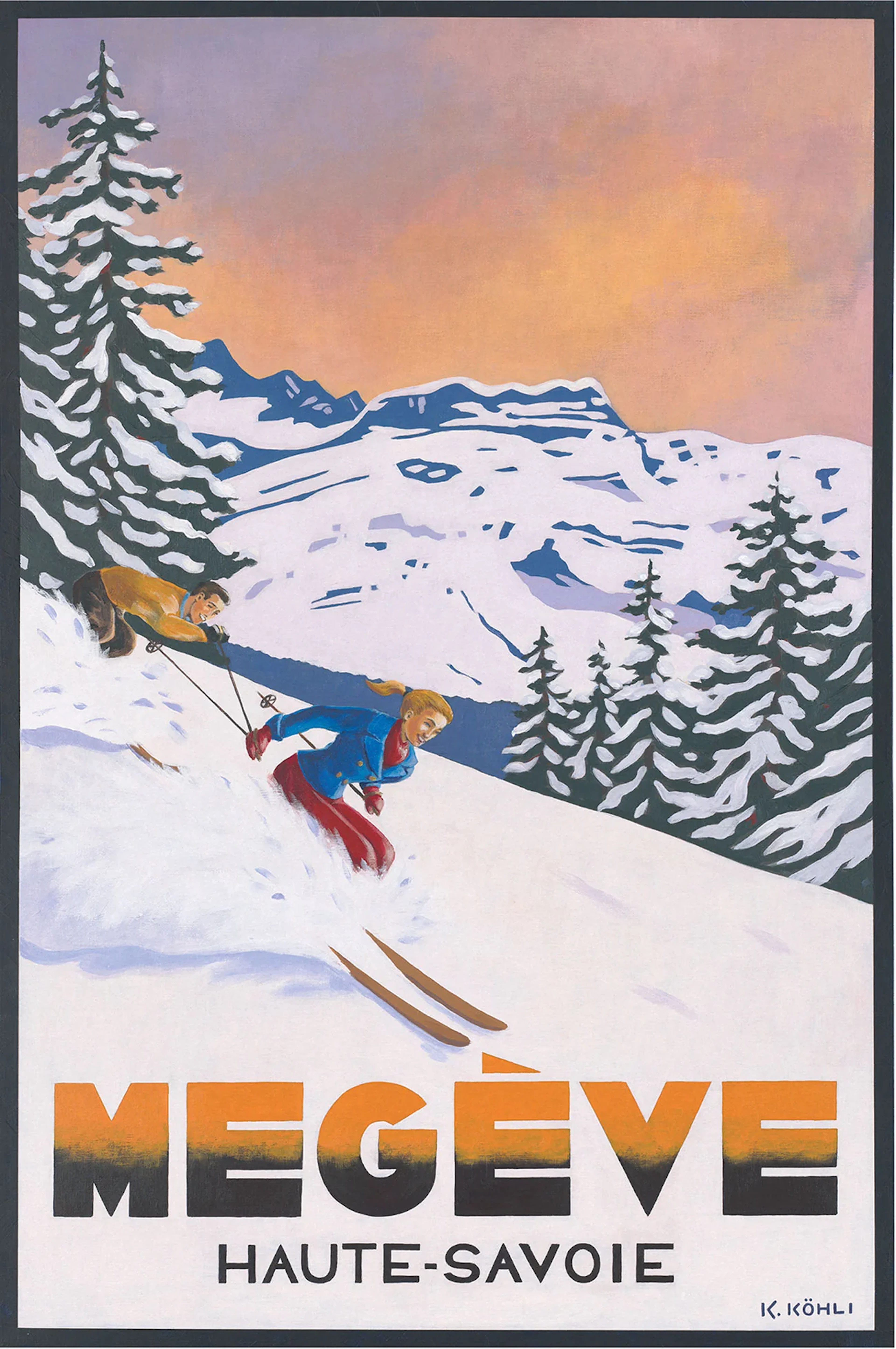 Megève: 'Catch me if you can' Poster