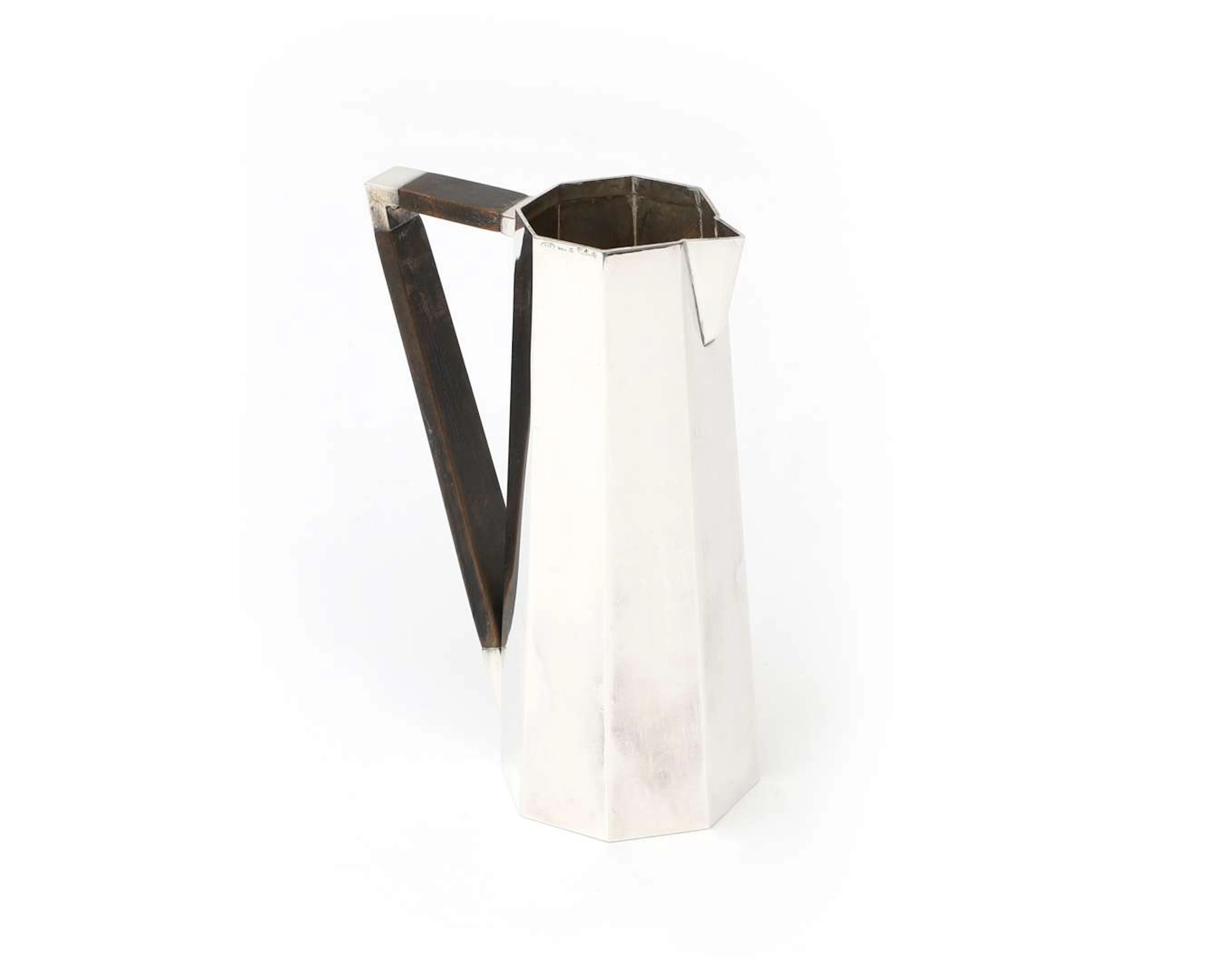A silver jug, Italy, Florence, 20th century