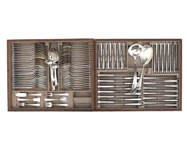 A 110-piece silver cutlery set, the Netherlands, Voorschoten, 1933–1986