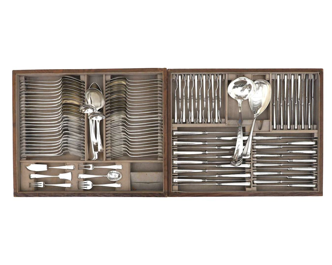 A 110-piece silver cutlery set, the Netherlands, Voorschoten, 1933–1986