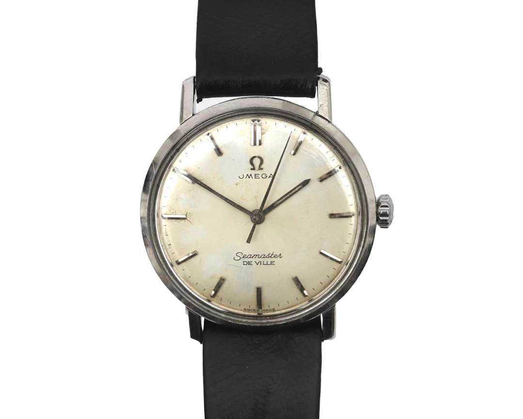 A steel Omega Seamaster De Ville, Ref. 165.020, c. 1965.