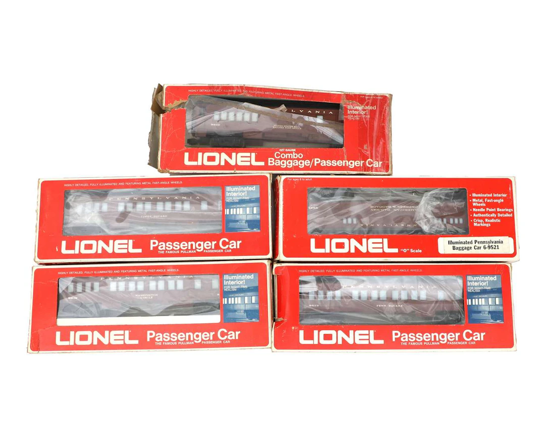 Lionel, O, 6-9513, 6-9521, 6-9510, 6-9514, 6-9515, United States (5)