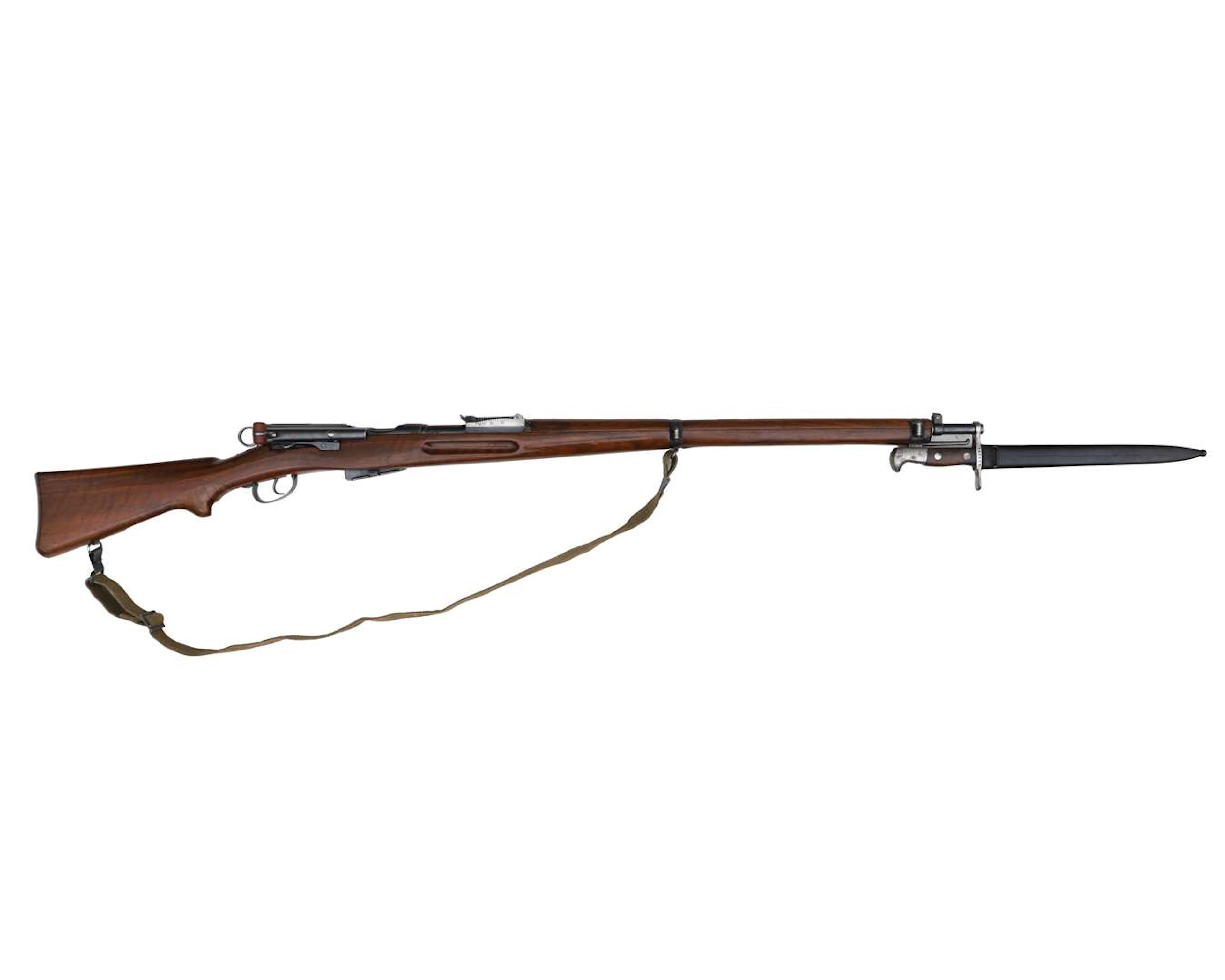 A Schmidt-Rubin bolt-action rifle, model: M1889, manufactured by: