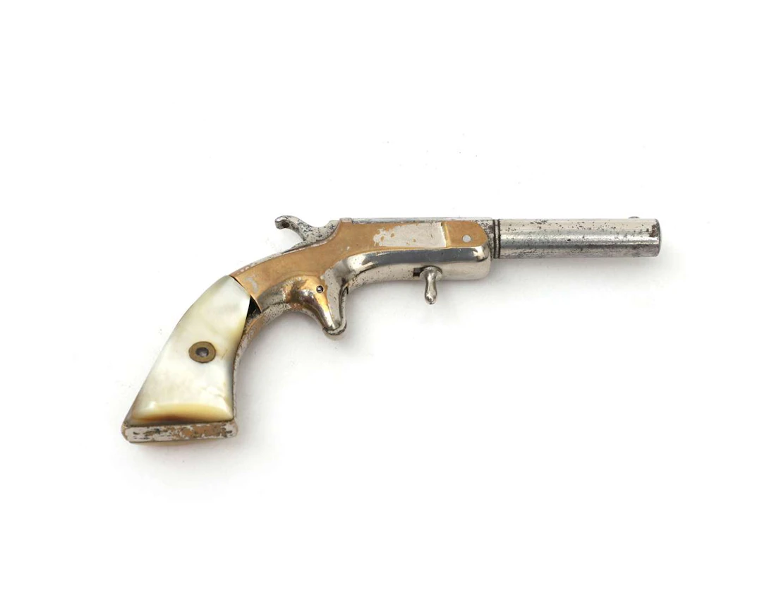 A single-shot pistol, manufactured by: Frank Wesson, USA, c. 1862