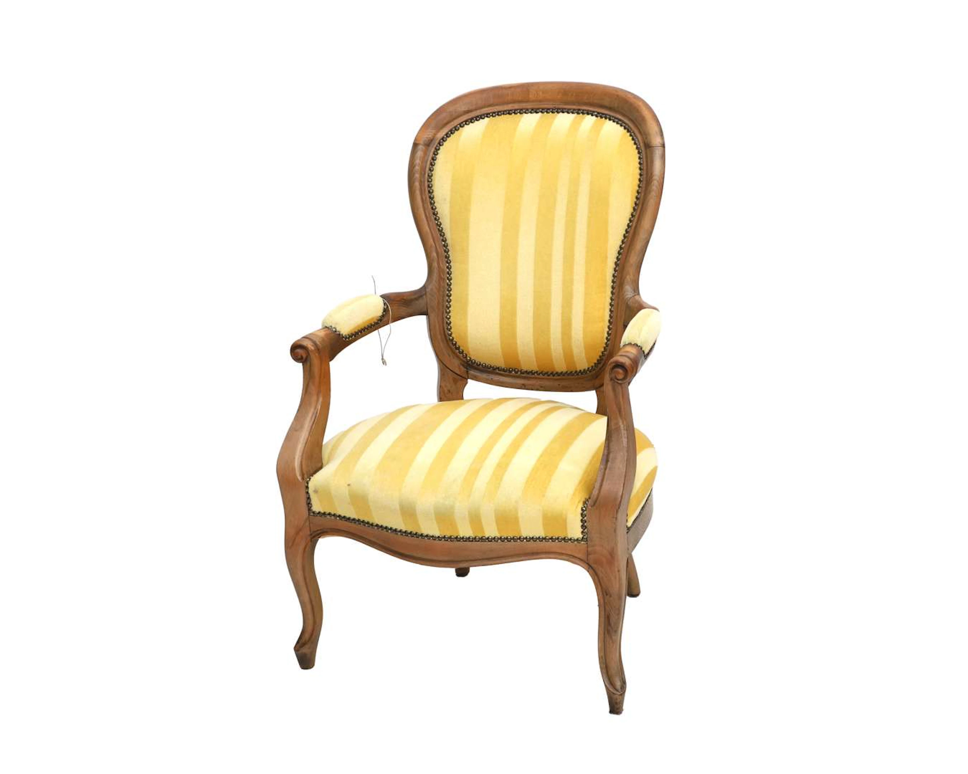 A mahogany Empire-style chair, France, 20th century