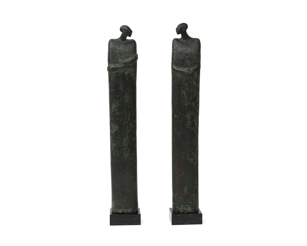 Tjikkie Kreuger (1941–2017), Two Standing Figures