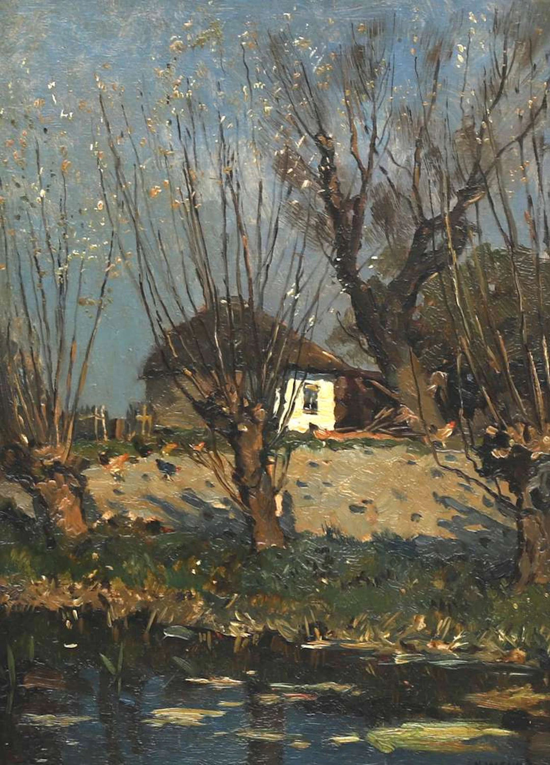 Jan Harm Weyns (1864–1945), ‘Spring Awakening on the Beukelsdijk in Rotterdam’