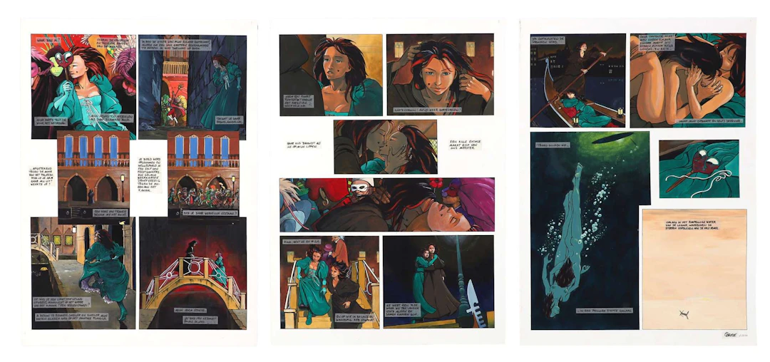 Odrade (Marianne Teekens) (1964), Comic strip, comprising three pages