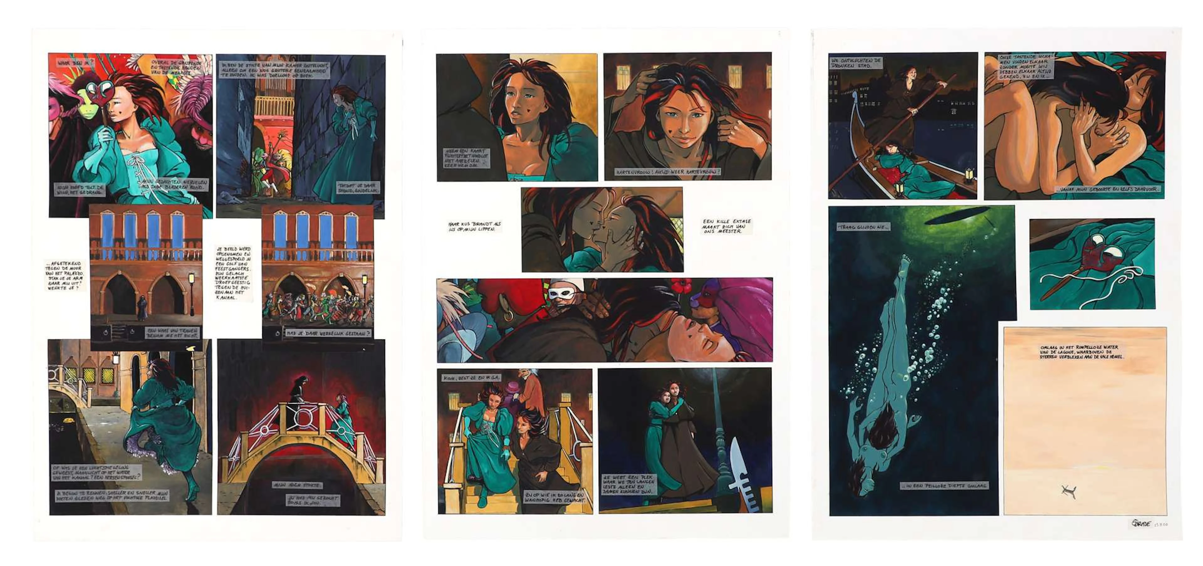 Odrade (Marianne Teekens) (1964), Comic strip, comprising three pages