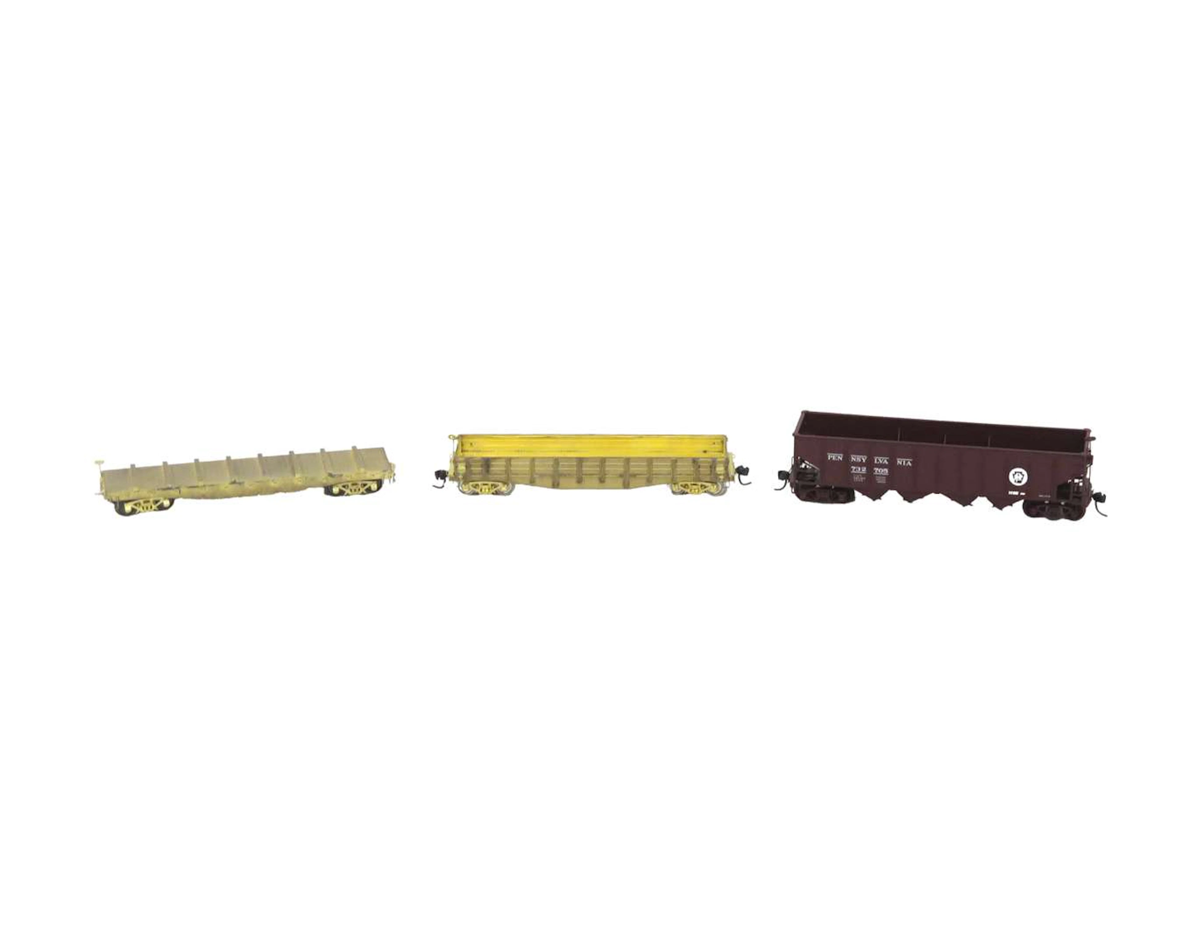 Rail Works Ltd, HO, 2700 Class Flatcar, GRa-Gondola and H-25 Quad