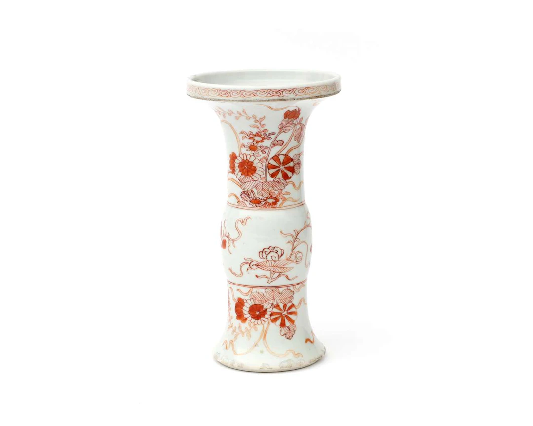 A porcelain Gu vase, China, Kangxi period (1662–1722), c. 1700