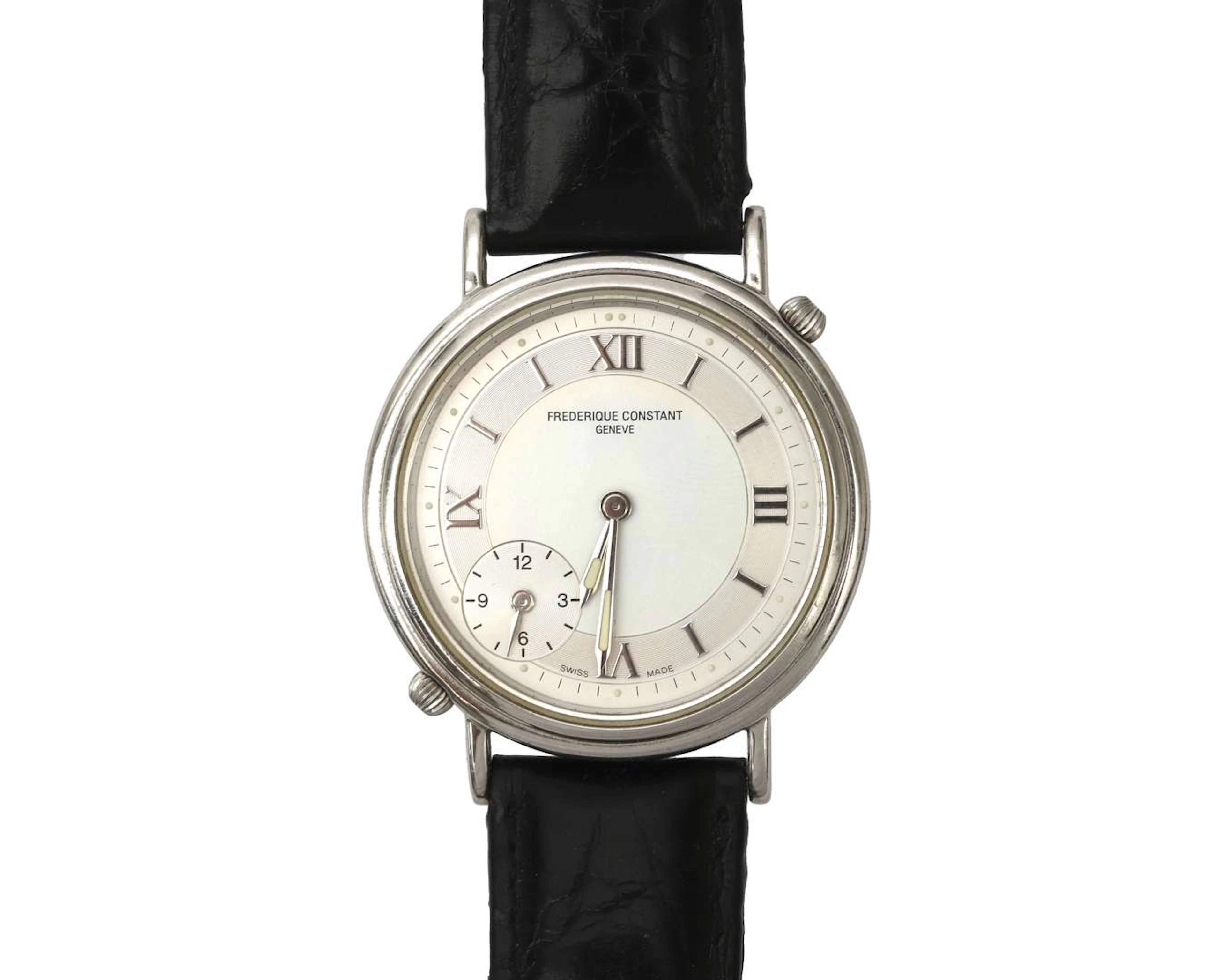 A Frederique Constant dual-time wristwatch