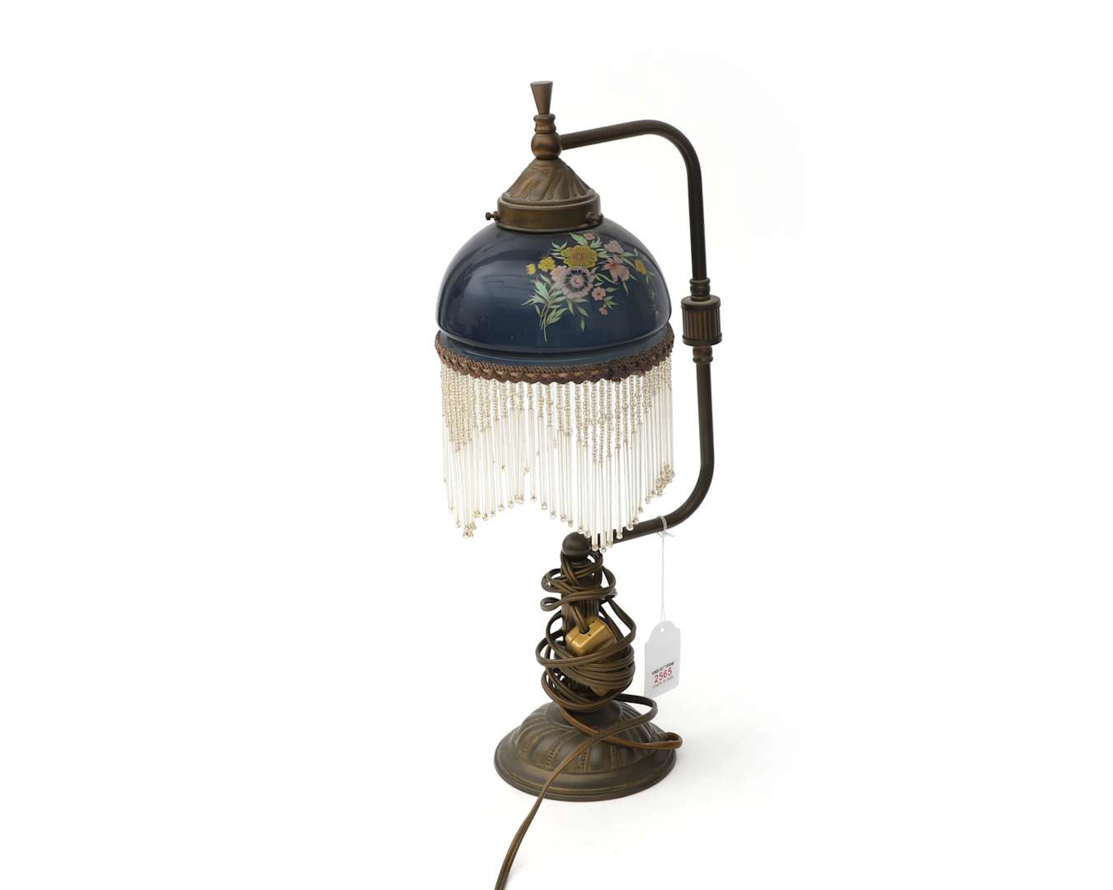 A boudoir desk lamp, 20th century