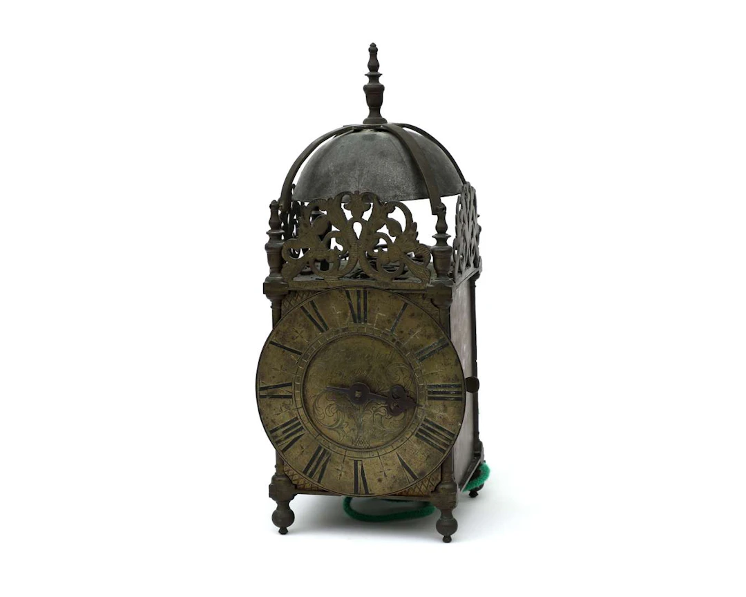 A lantern clock, England, 1st quarter 18th century