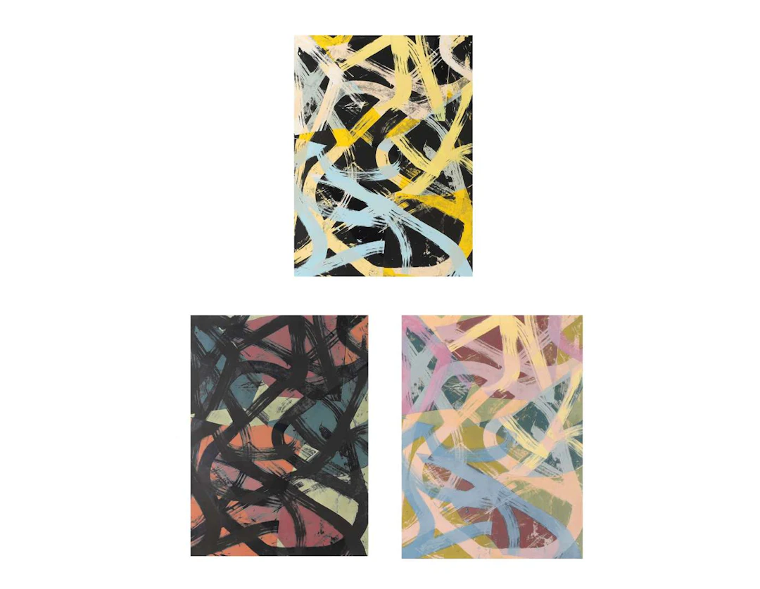 Robert Zandvliet (1970), Untitled; A, B, C (3)