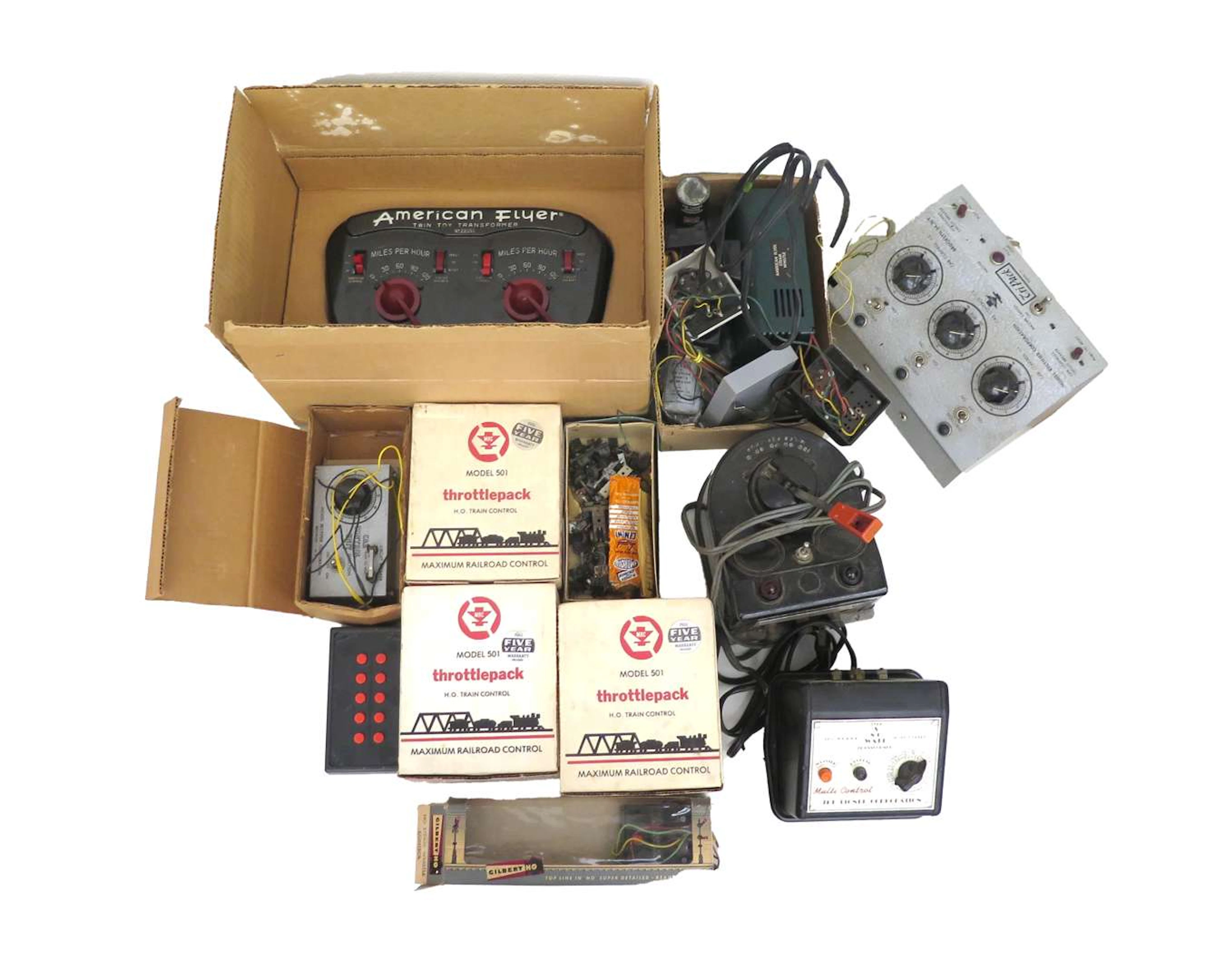 A lot of miscellaneous electronics