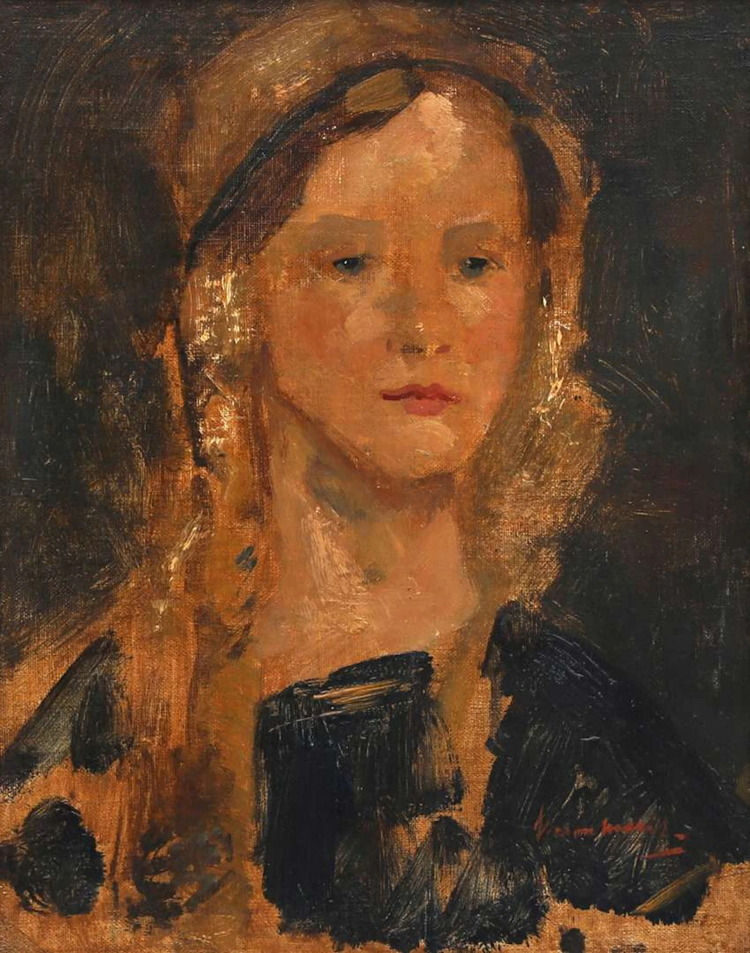 Simon Maris (1873–1935), ‘Portrait of Miss Voorst van Beest’