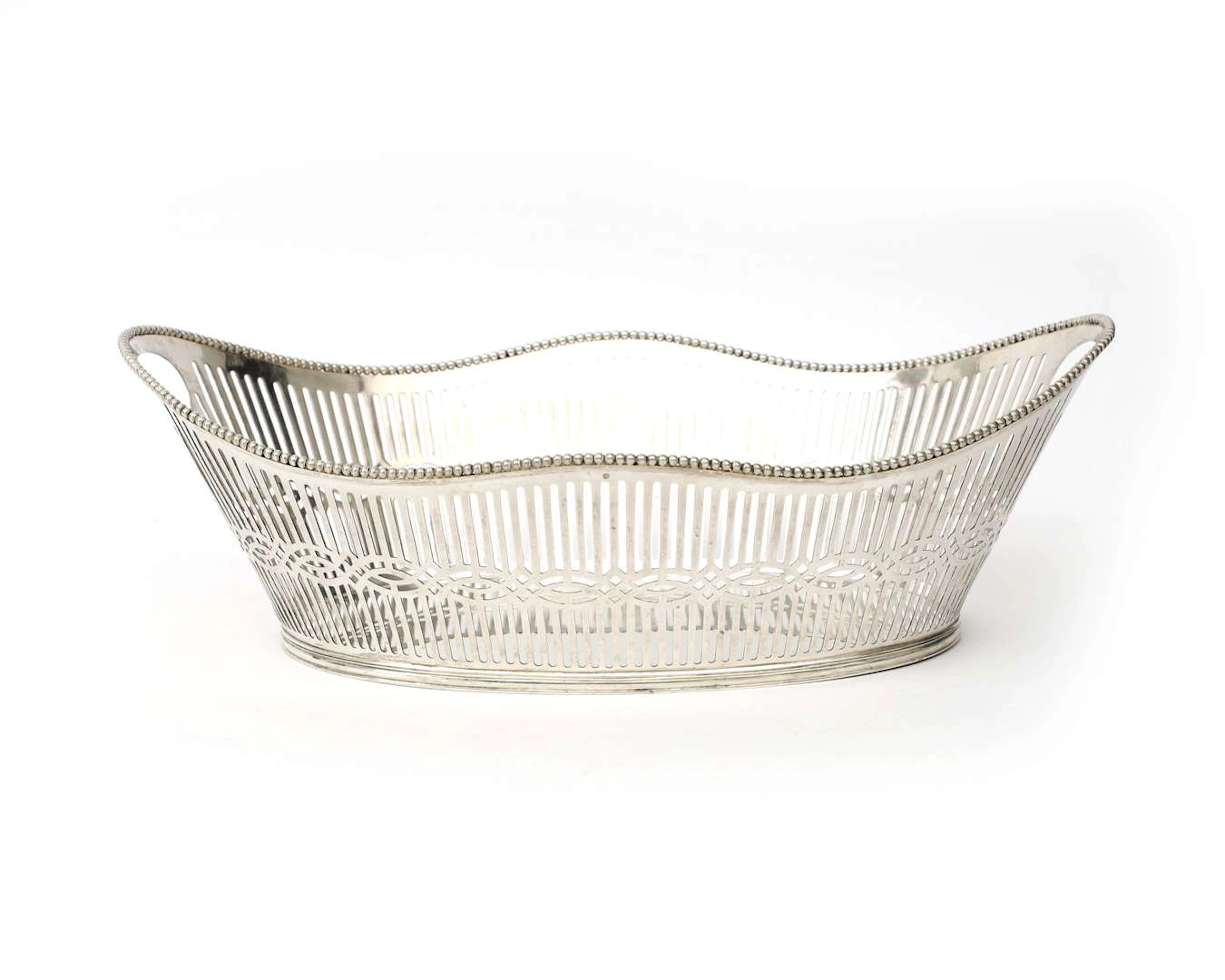 A silver bread basket, Netherlands, Zeist, 1929