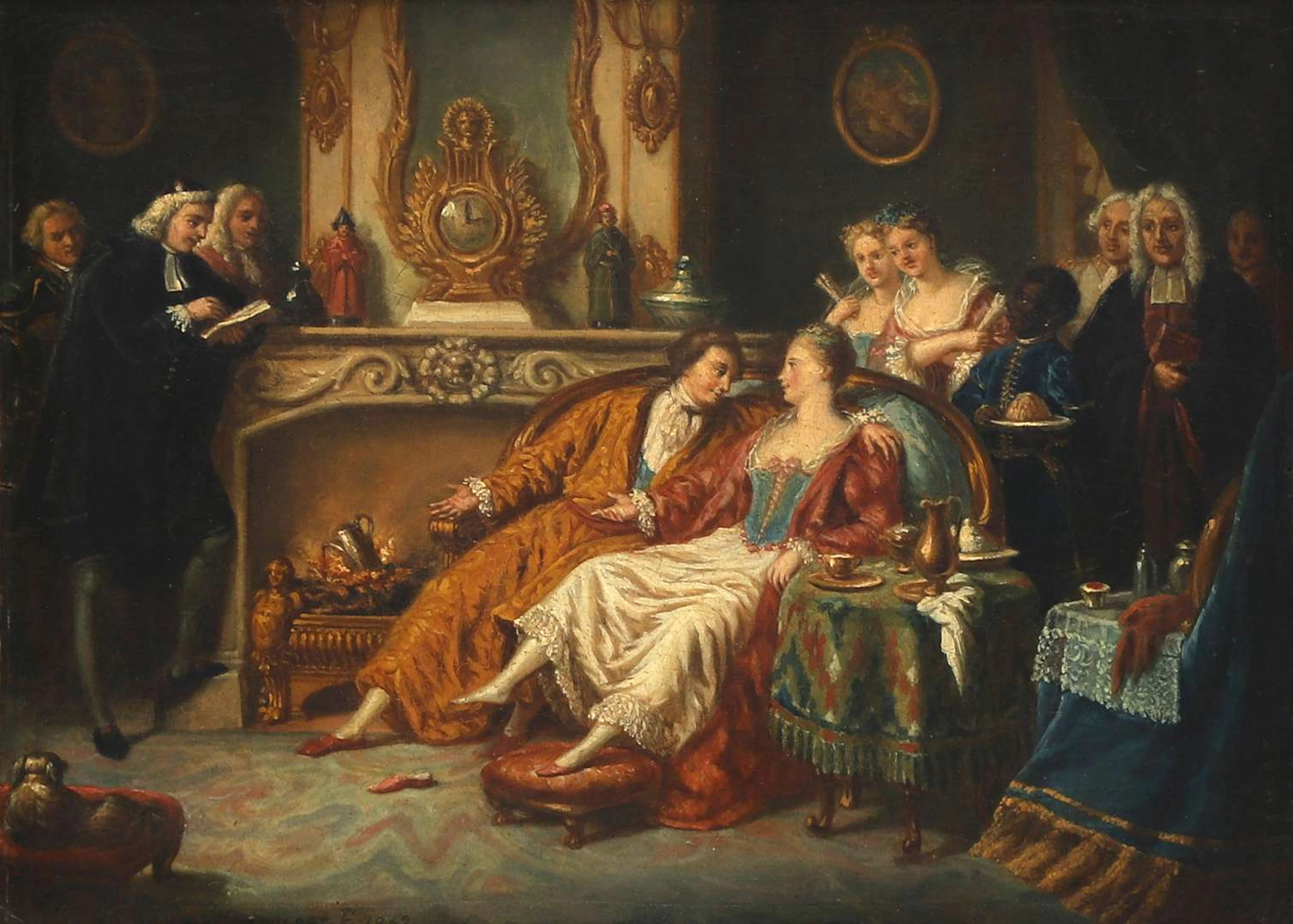 Pierre Nolasque Bergeret (1782–1863), an 18th-century French interior