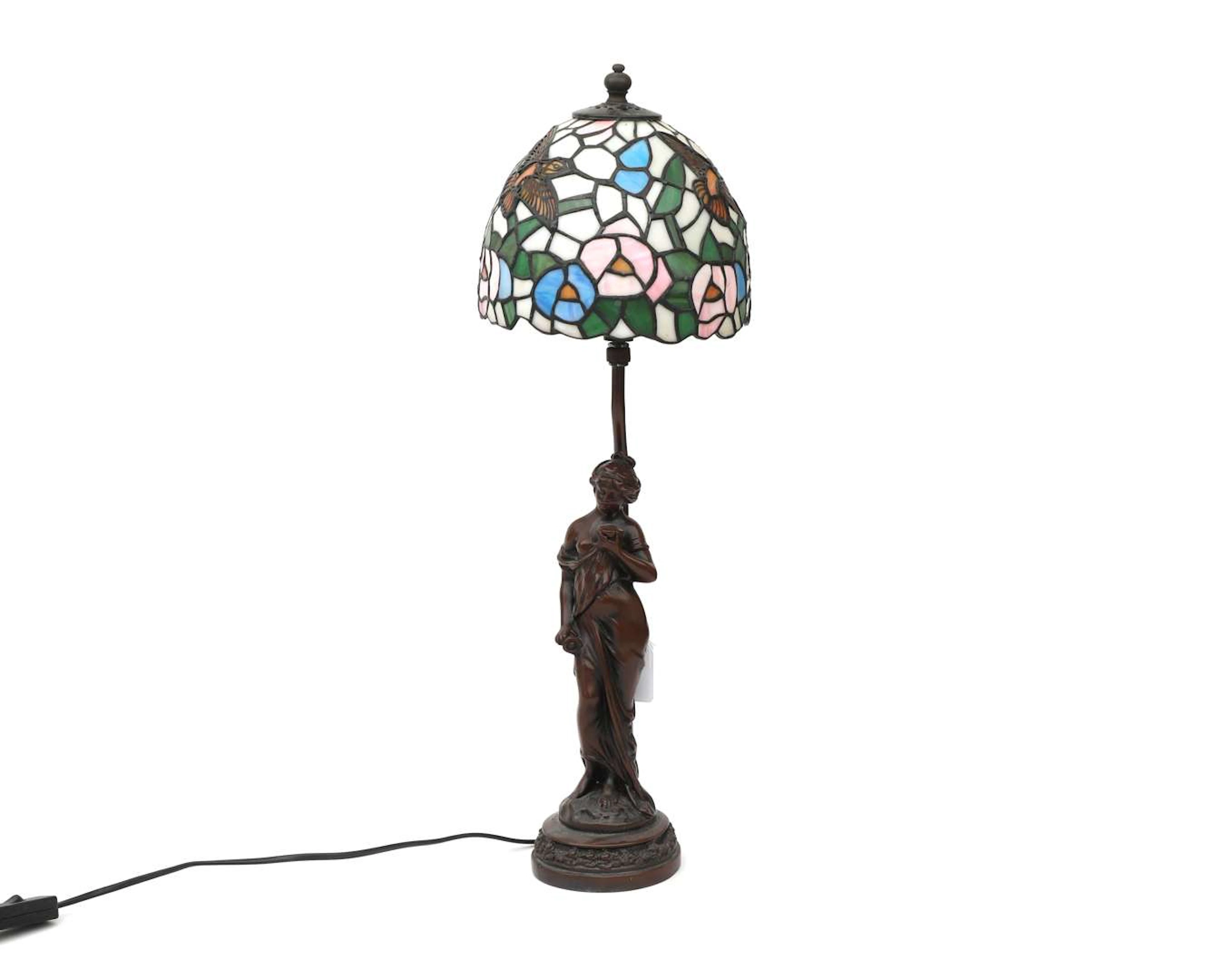 A Tiffany-style table lamp, 20th/21st century
