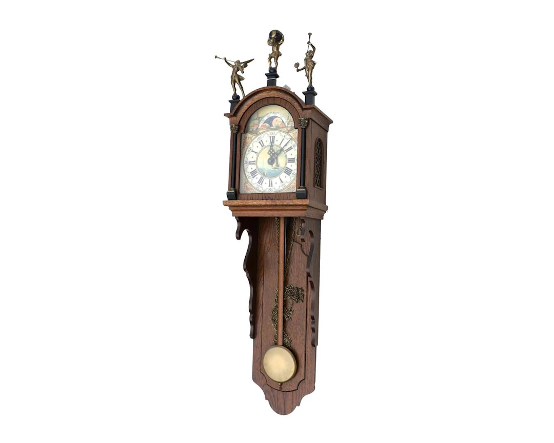 An oak ‘Frisian’ pendulum clock, Holland, 20th century