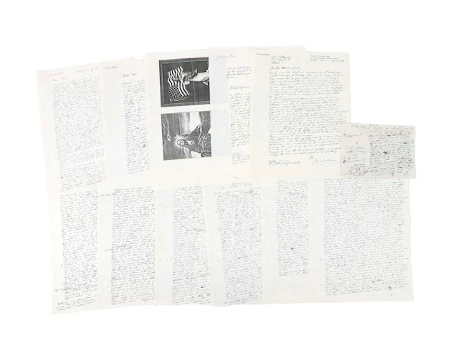 Gerard Reve – 5 original handwritten letters on 8 sheets, most of